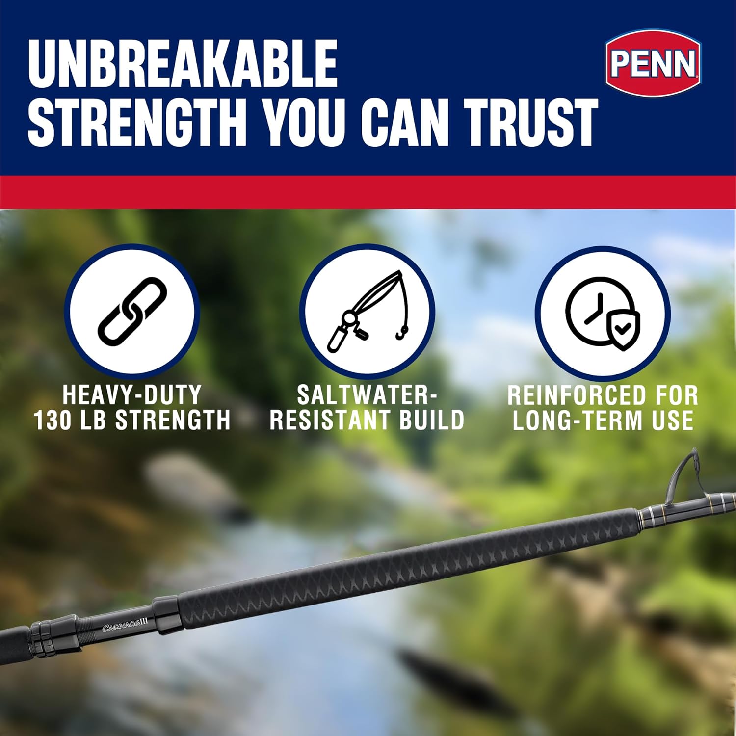 PENN Carnage II & Carnage III Boat Conventional Fishing Rod