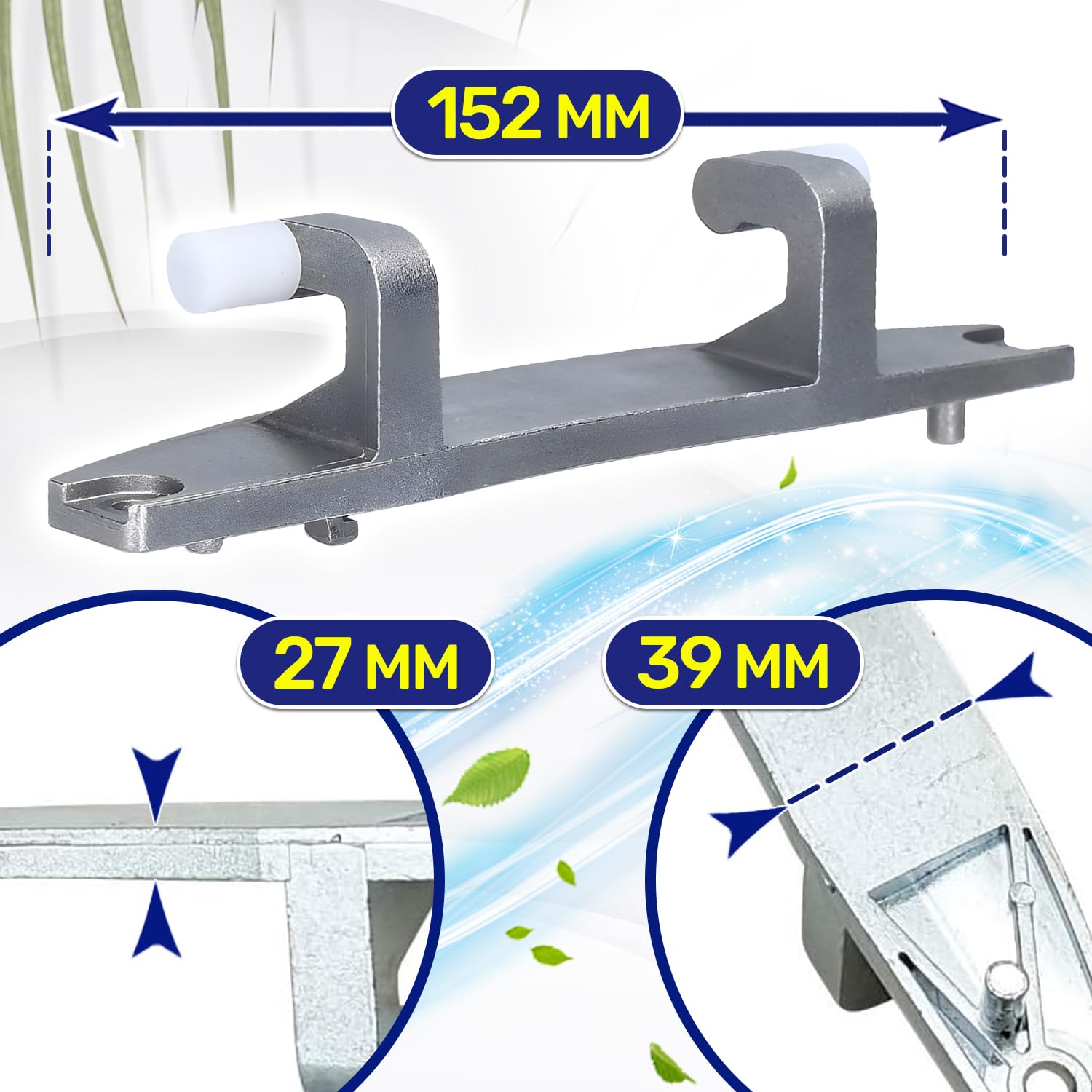 Cerniera Sportello Lavatrice Originale MONTERAL - Sostituisce 00620835, 620835, 00741935, 741935 - Compatibile Bosch, Balay, Siemens, Neff, Constructa - 10 Anni Garanzia