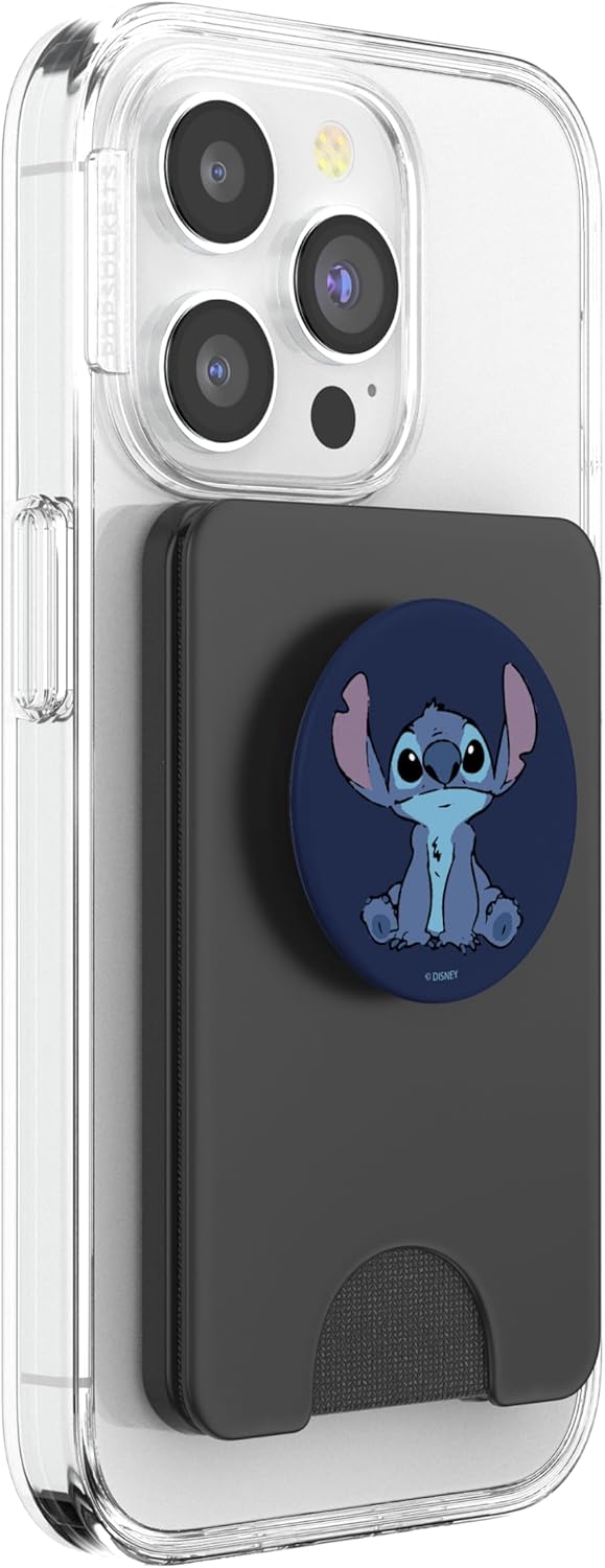 Disney Lilo & Stitch Simple Portrait PopSockets PopWallet for MagSafe