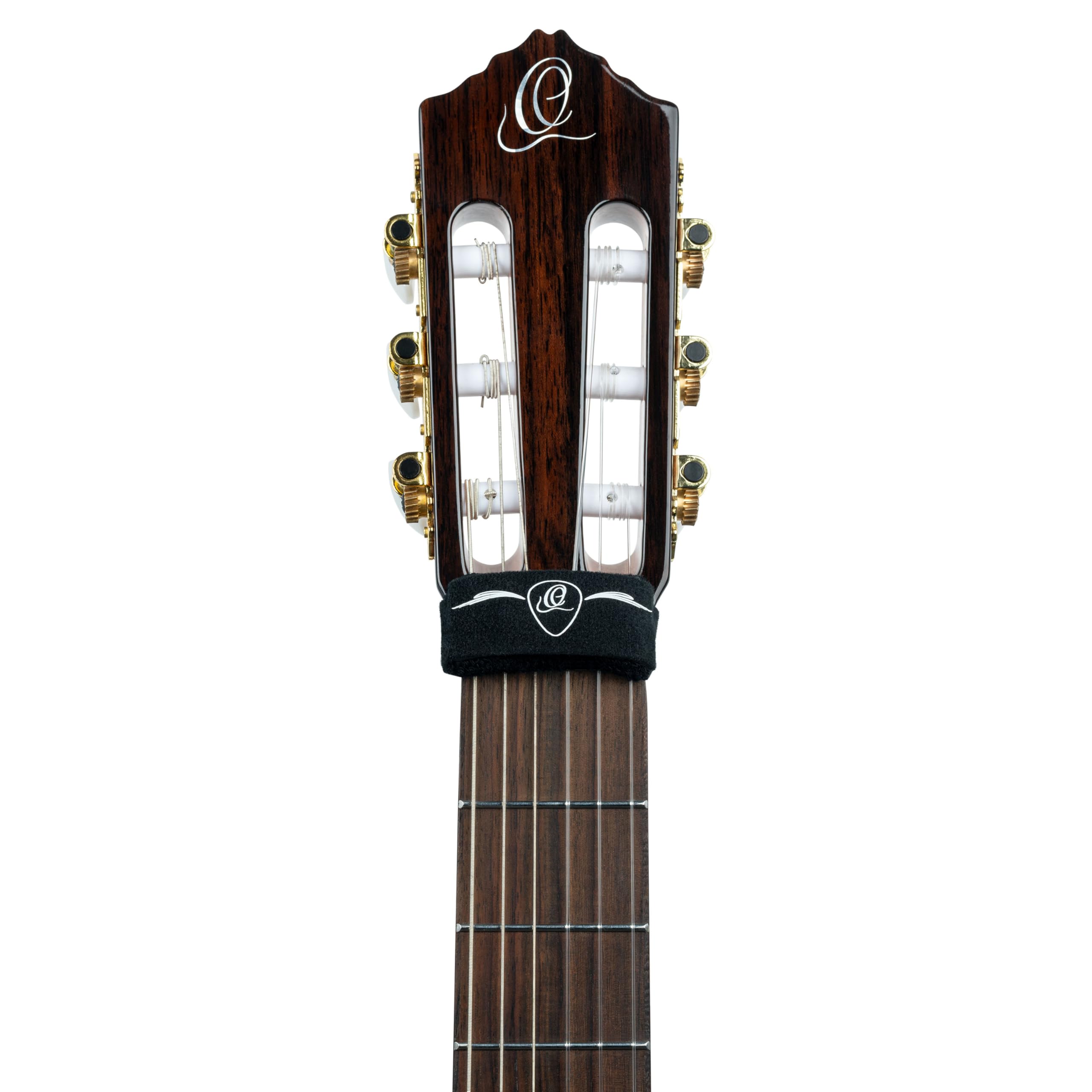 Ortega Guitars String Mute Accessory - Medium Size - for Bass Classical Guitar - Nylon, Black (OSMU-M), Schwarz - Image 2