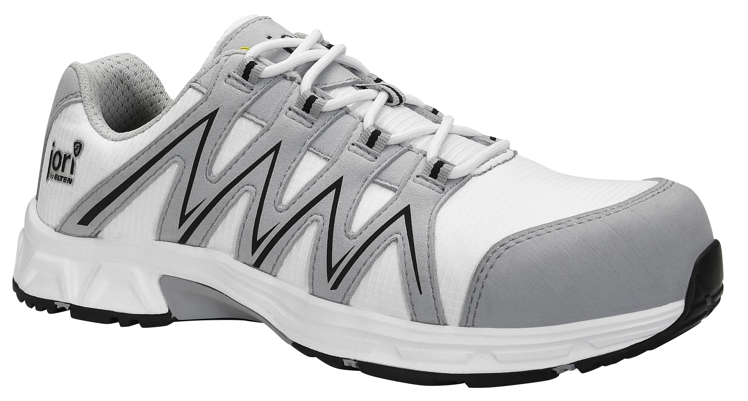 ELTEN jo_Speedy White Low ESD S3S | Sicherheitsschuhe für Damen & Herren, Kunststoffkappe, leicht, atmungsaktiv