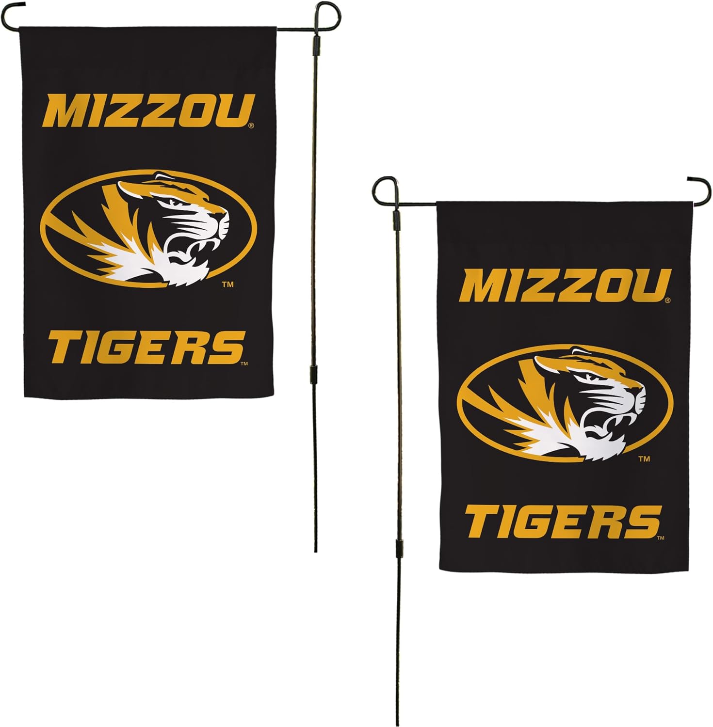 Desert Cactus University of Missouri UM Garden Flag – 19 x 12 Inch Missouri Tigers Banner, for Outdoor Display and Events (Design C)
