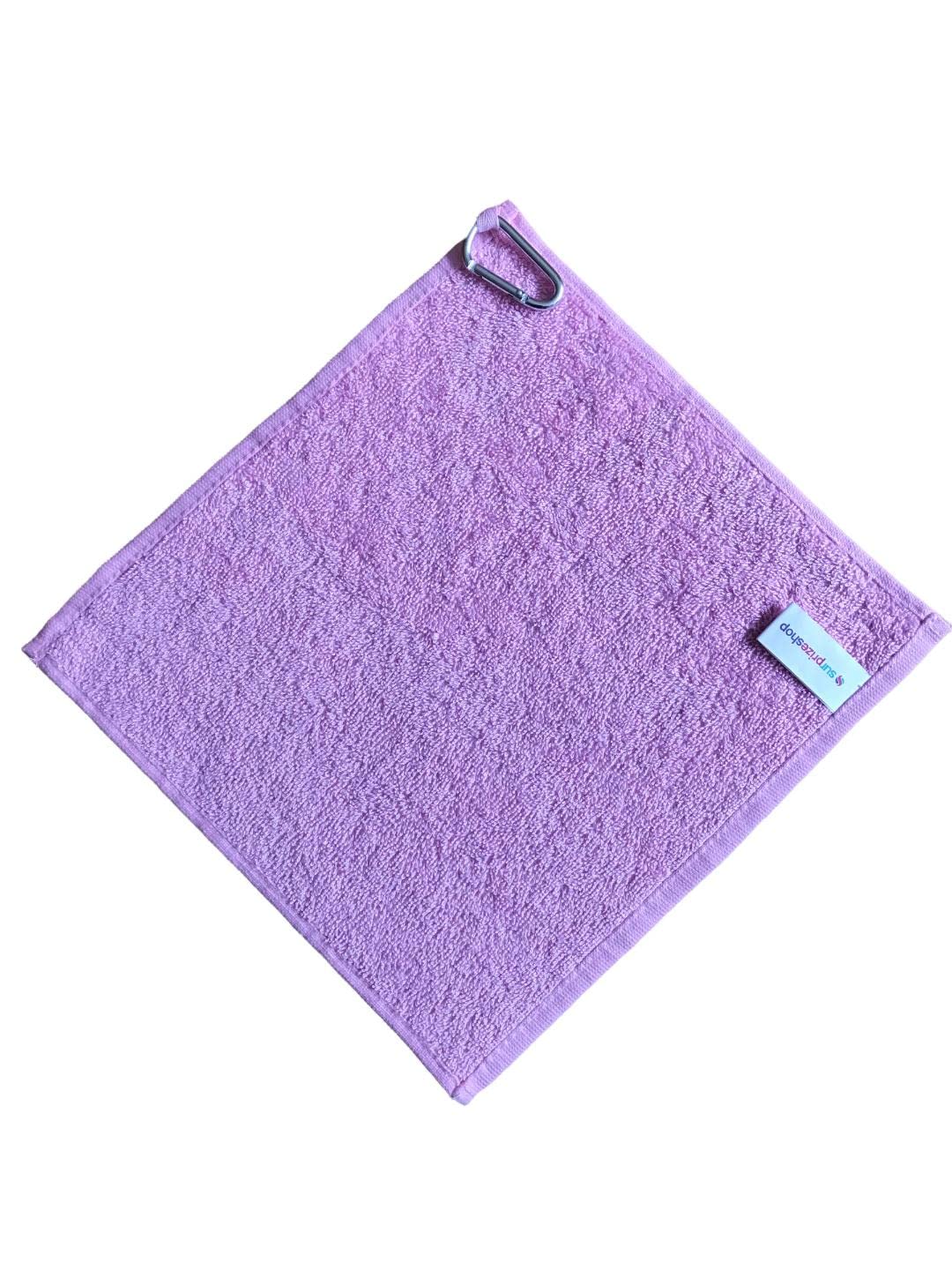 Surprizeshop 2022 Lady Golfer Carabiner Ladies Golf Towel. Pale Pink