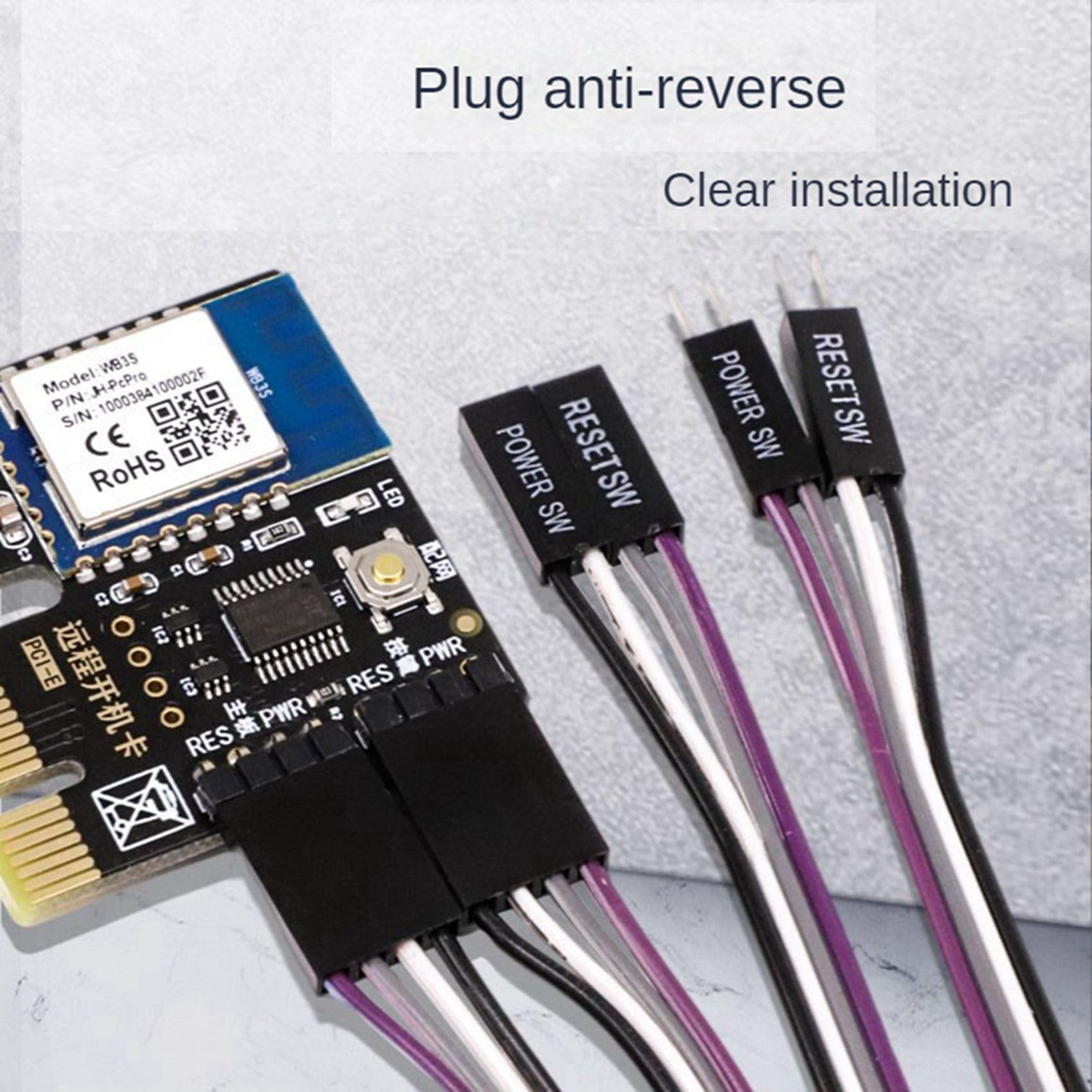 5 pezzi A3 Tuya WiFi PC Interruttore di alimentazione Computer Desktop Avvio remoto Scheda di Avvio Telelavoro Pice Mini Scheda APP Telecomando