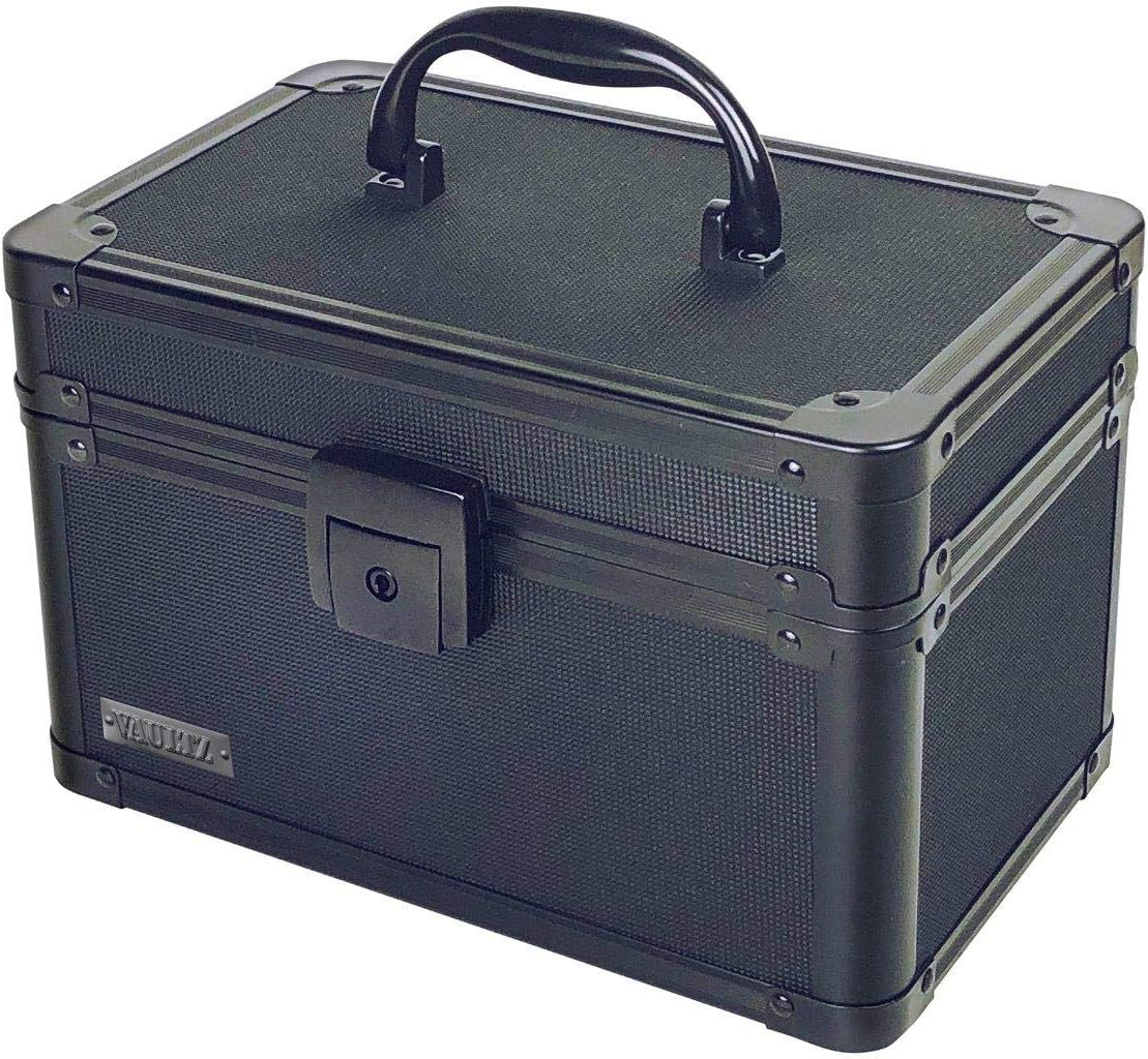 Vaultz Portable Safe Box 10 L x 6.9 H x 7 W Inch Large