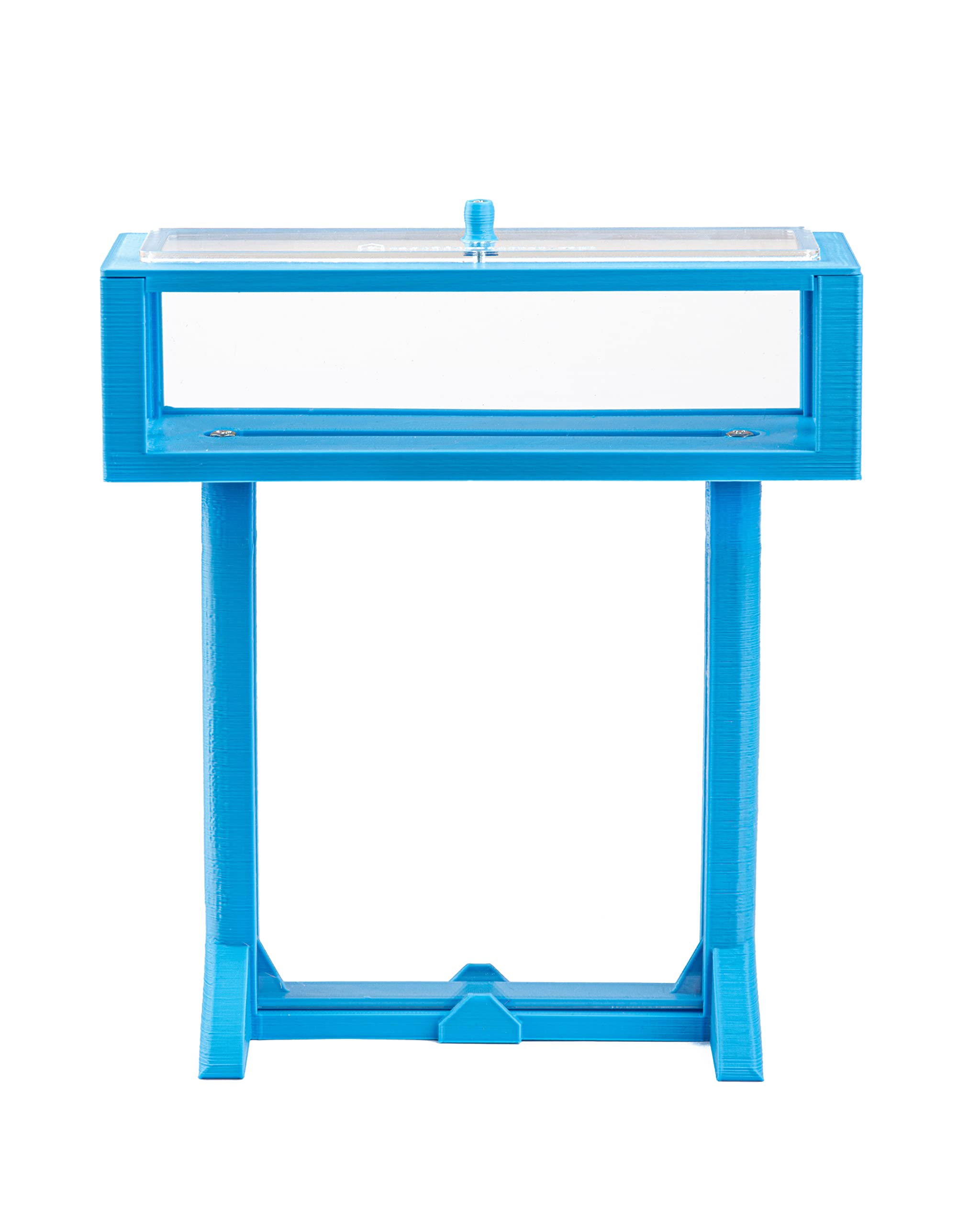 AntHouse - Formicaio Naturale di Sabbia 3D Azzurro| Kit T 15x15x1,5 cm | Formiche Incluse con Regina
