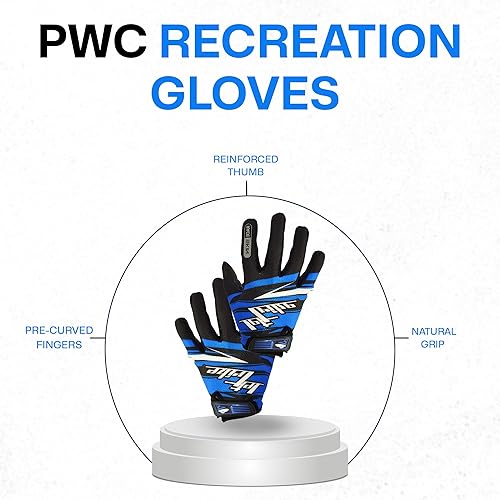 Miniatura 7 de Jettribe Race Skin PWC Recreation Gloves  Thin Breathable Full Finger  Men Women Youth Jet Ski Accessories