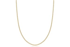 Barzel Cuban Link Gold Chain Necklace: Luxury for Less