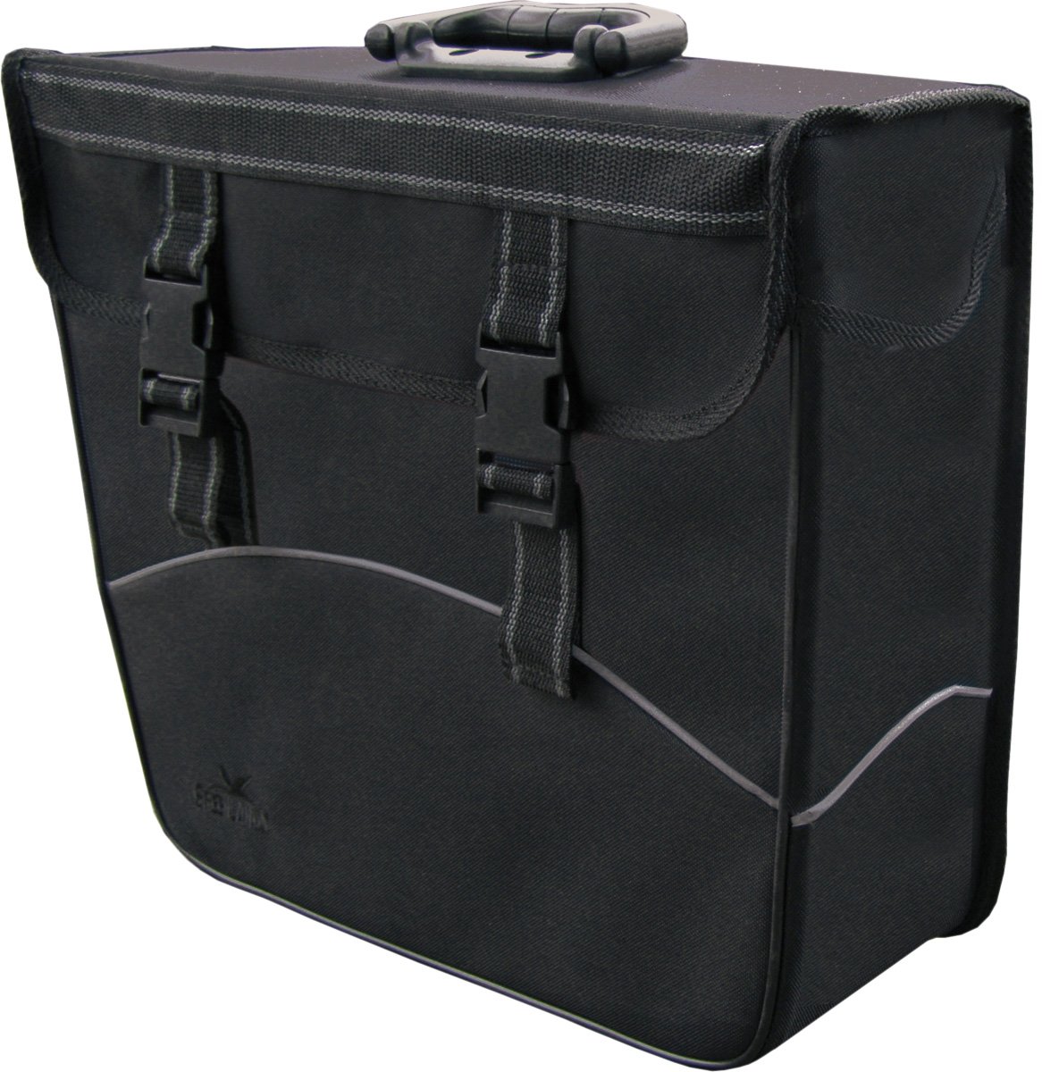 GREENLANDS BICYCLE BAGS Fahrradtasche – Schwarz, 17 L, 37 x 14 x 33 cm