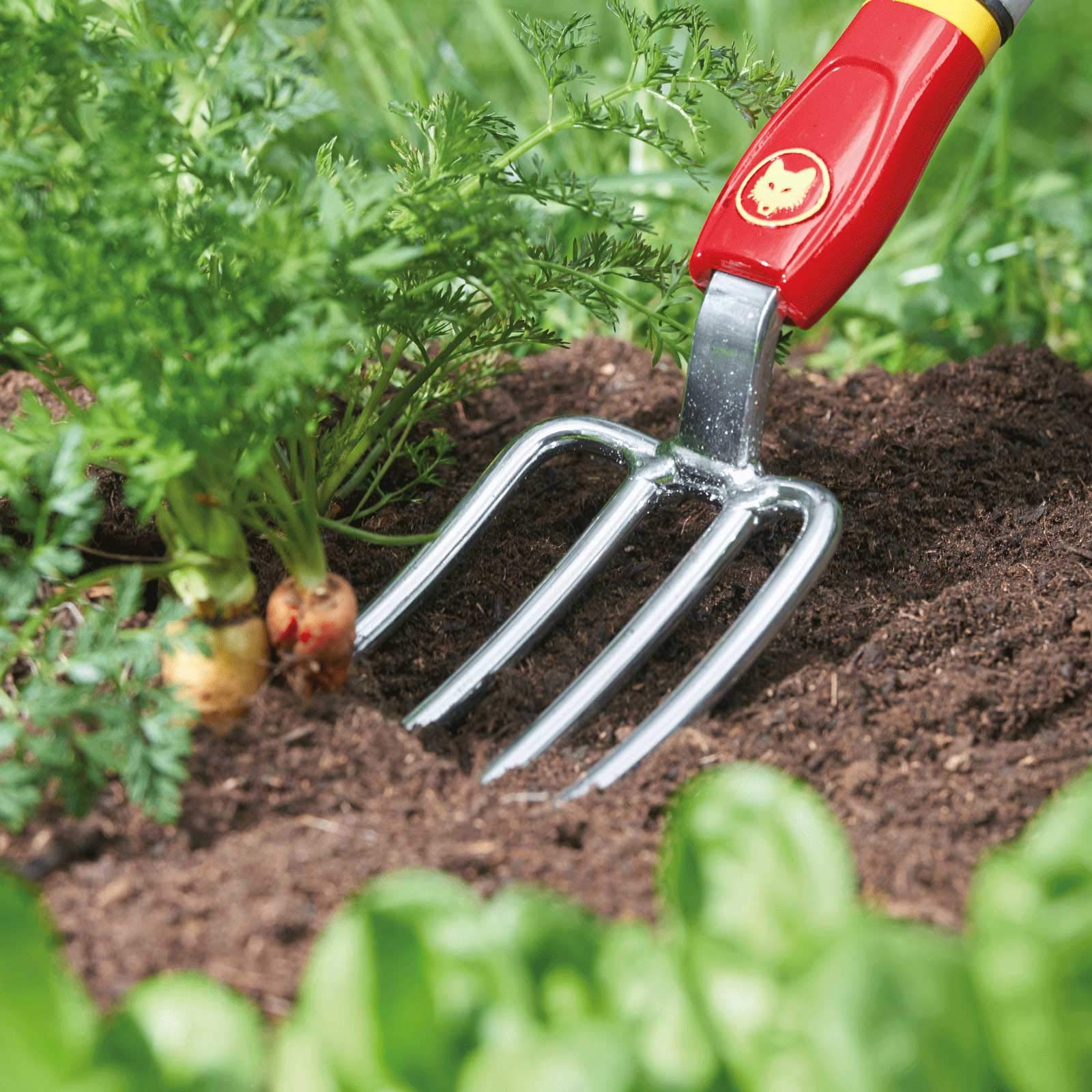 Wolf-Garten MC LUGM Hand Fork and 85 cm ZMAD 10 D-Grip Handle