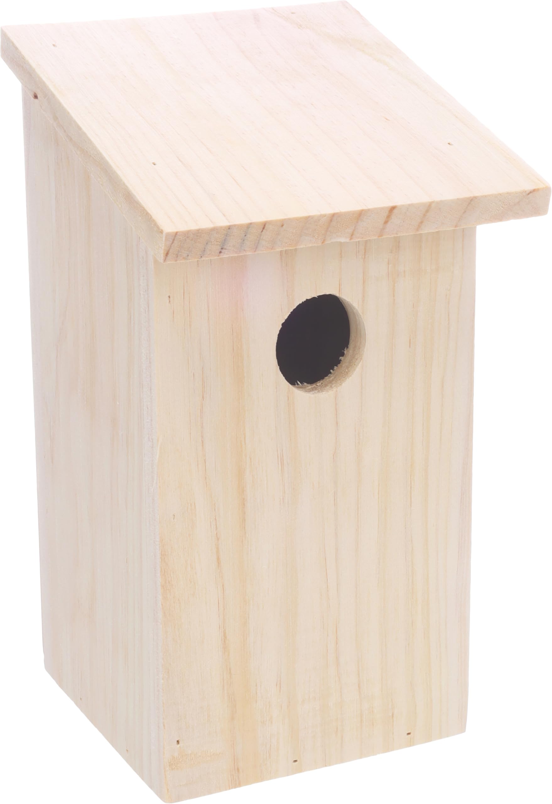 Bird nesting box - Flamingo Bizi – FSC-Certified Pinewood, Weather-Resistant, Wooden, Ideal for Birds, Perfect for Outdoor Spaces