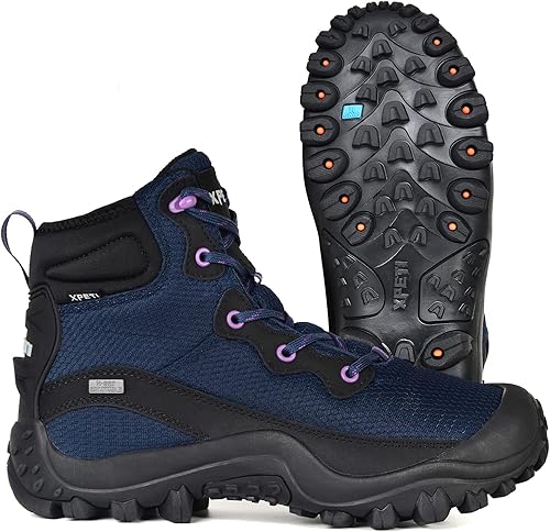 Miniatura 7 de XPETI Botas de senderismo Dimo Mid impermeables para exteriores antideslizantes