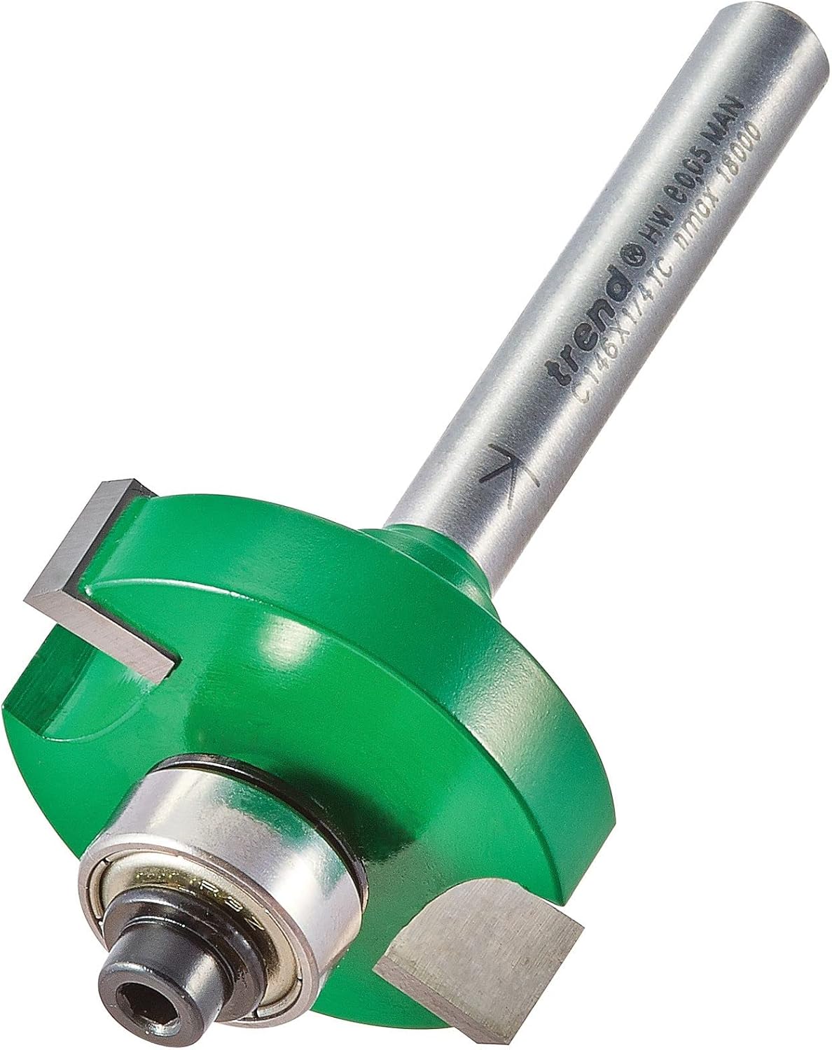 Trend CraftPro Slotting Cutter Router Bit, 1/4 Inch Shank, 1/2 Inch Cut Diameter & 5/16 Inch Cut, Tungsten Carbide Tipped, C146X1/4TC