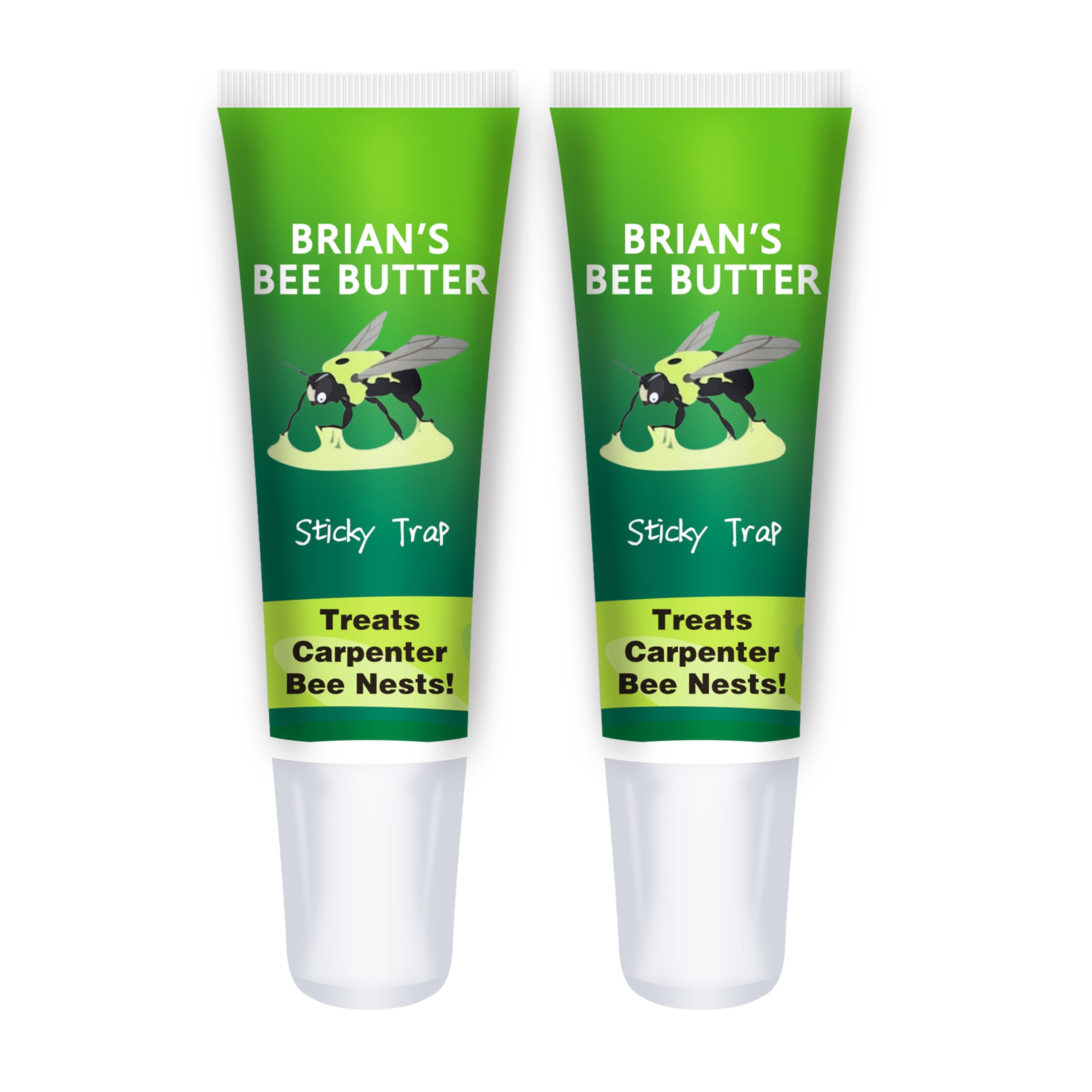 GRTREGRTRE 2 Pack Brian's Bee Butter for Carpenter Bee and Wasp Ground Nesting, Ant, Indoor and Outdoor Carpenter Bee Killer Yellow Jacket Killer Bee Butter for Insects