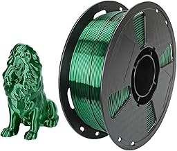 CC3D Silk PLA Filament Forest Green 1.75mm 1kg 3D Print Silky Shiny Metallic PLA Christmas Green Color FDM Filament 3D Printer Material
