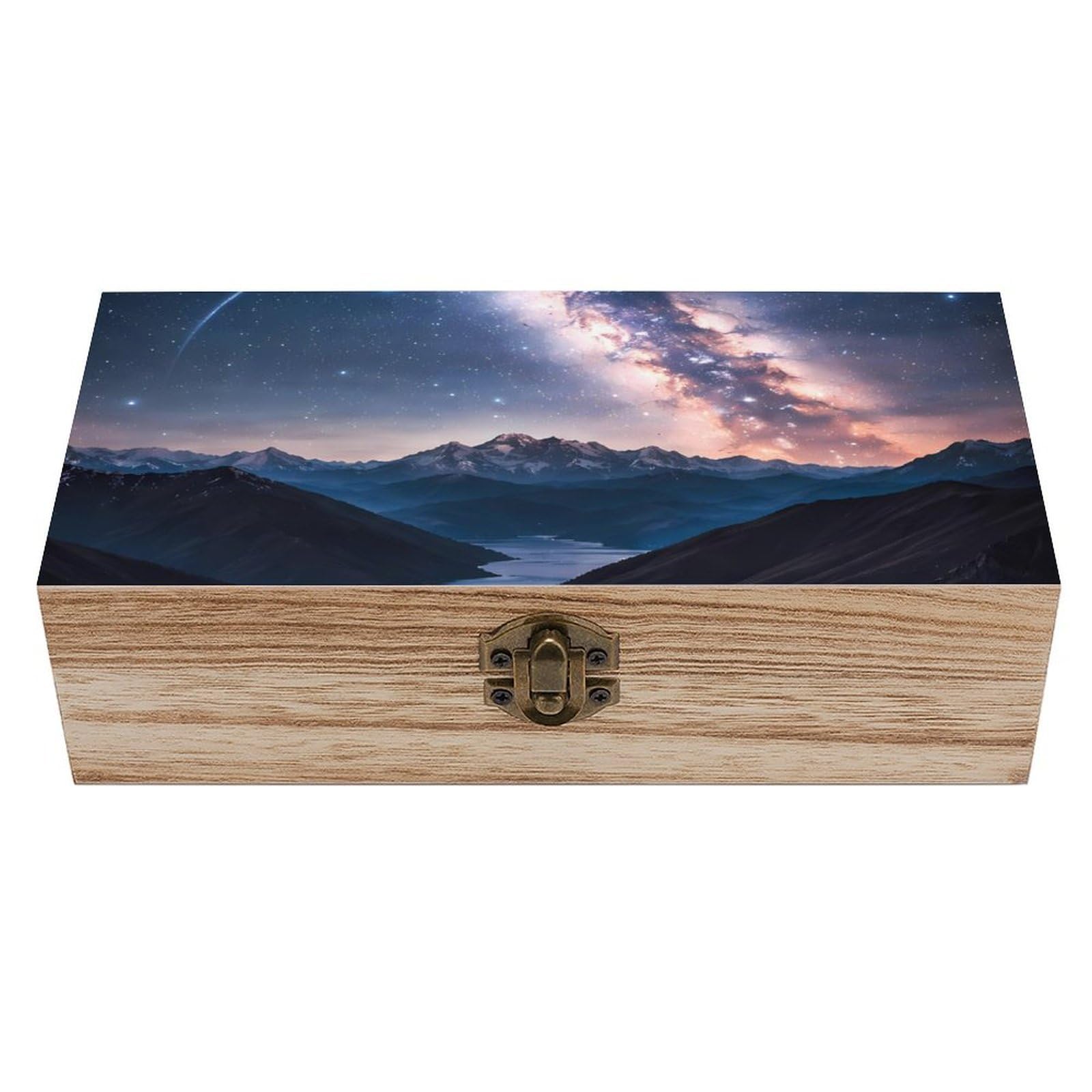 HLBSDM The Shining Star Galaxy Wooden Storage Box