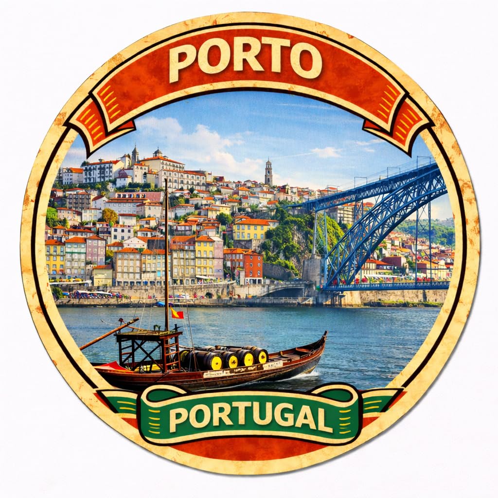 Nomad Charging Box Porto Portugal Decorative Souvenir Fridge Magnet A0064