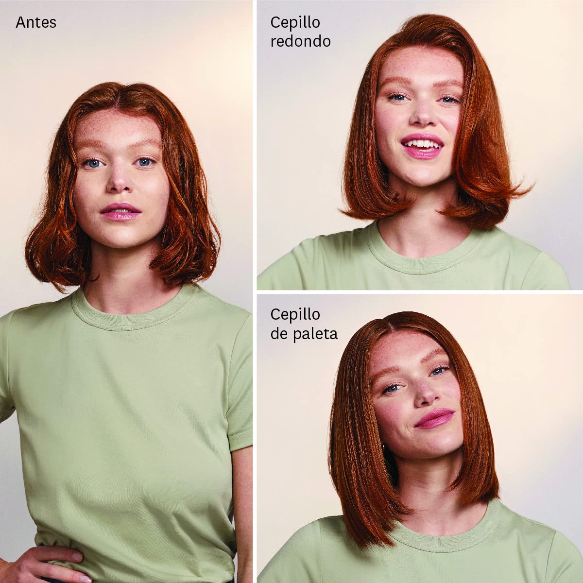 T3 AireBrush Duo con dos accesorios Cepillo de aire caliente con accesorios intercambiables, incluye 15 combinaciones de velocidad y calor, con interruptor para aumentar el volume