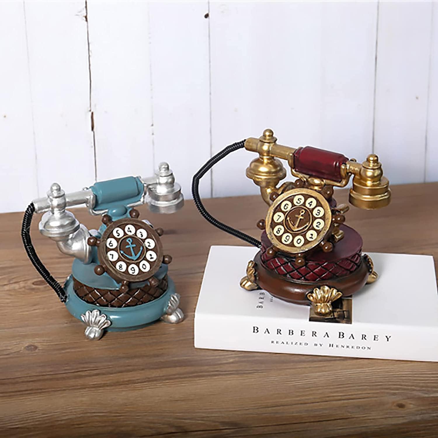 Telephone, Fixed Digital Vintage Telephone Classic European Retro Landline Telephone Ringtone Bar Window Decorative