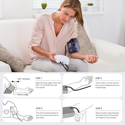 Miniatura 4 de Brazalete de presión arterial, brazo de presión arterial extragrande, brazalete de repuesto Ann Bully XL para brazo grande, brazalete de presión