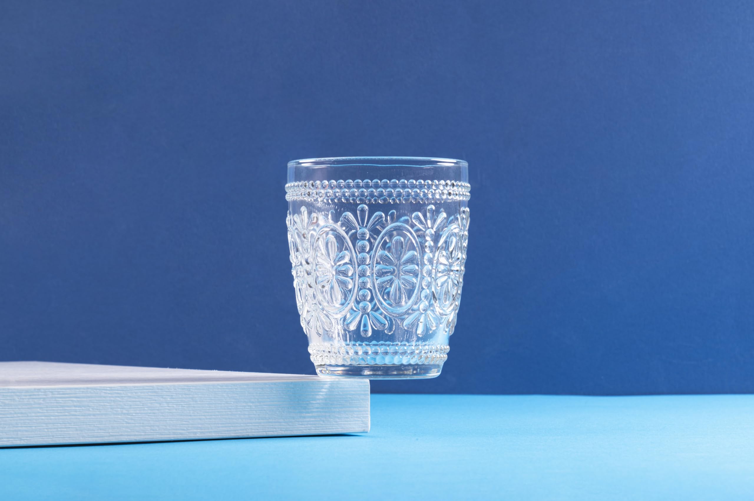 Imperial - Juego de 6 vasos de agua de cristal transparente, 295 ml