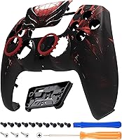Vista 22 de eXtremeRate Luna Redesigned Front Shell Touchpad Compatible with ps5 Controller BDM-010 020 030 040 050, The 100 Cash Money Replacement Faceplate