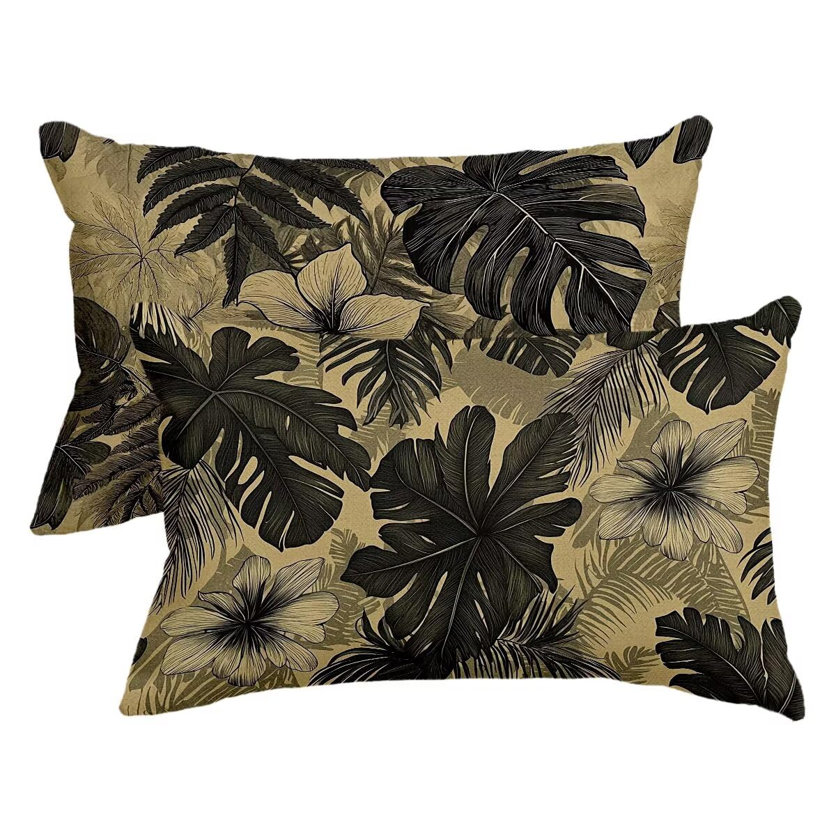Housse coussin 50x80 exterieur imperméable pour canapé de jardin