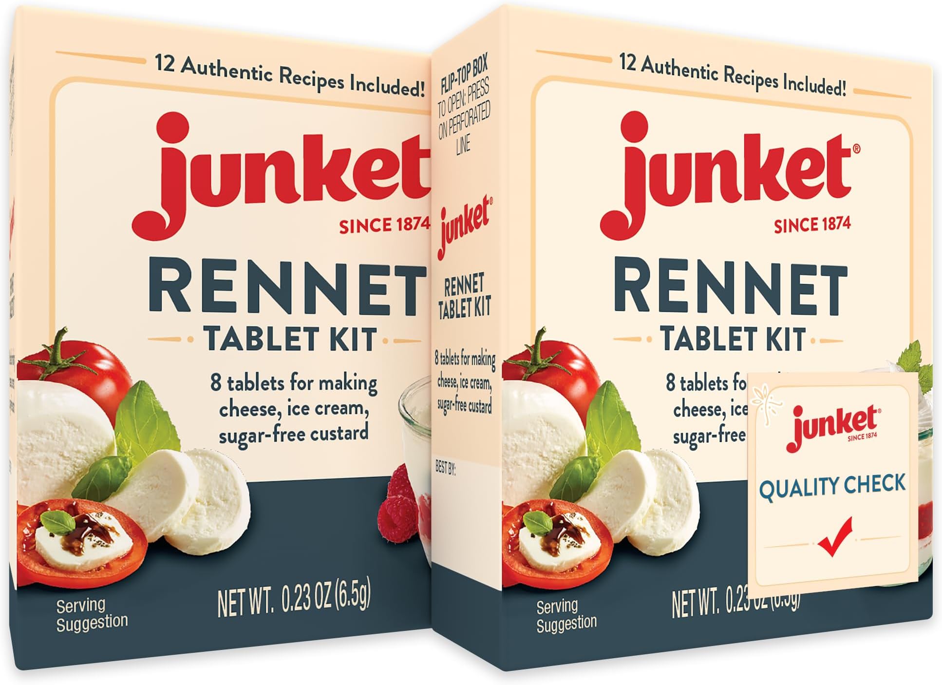 Junket Rennet Tablets, 0.23 Ounce (Pack of 2)