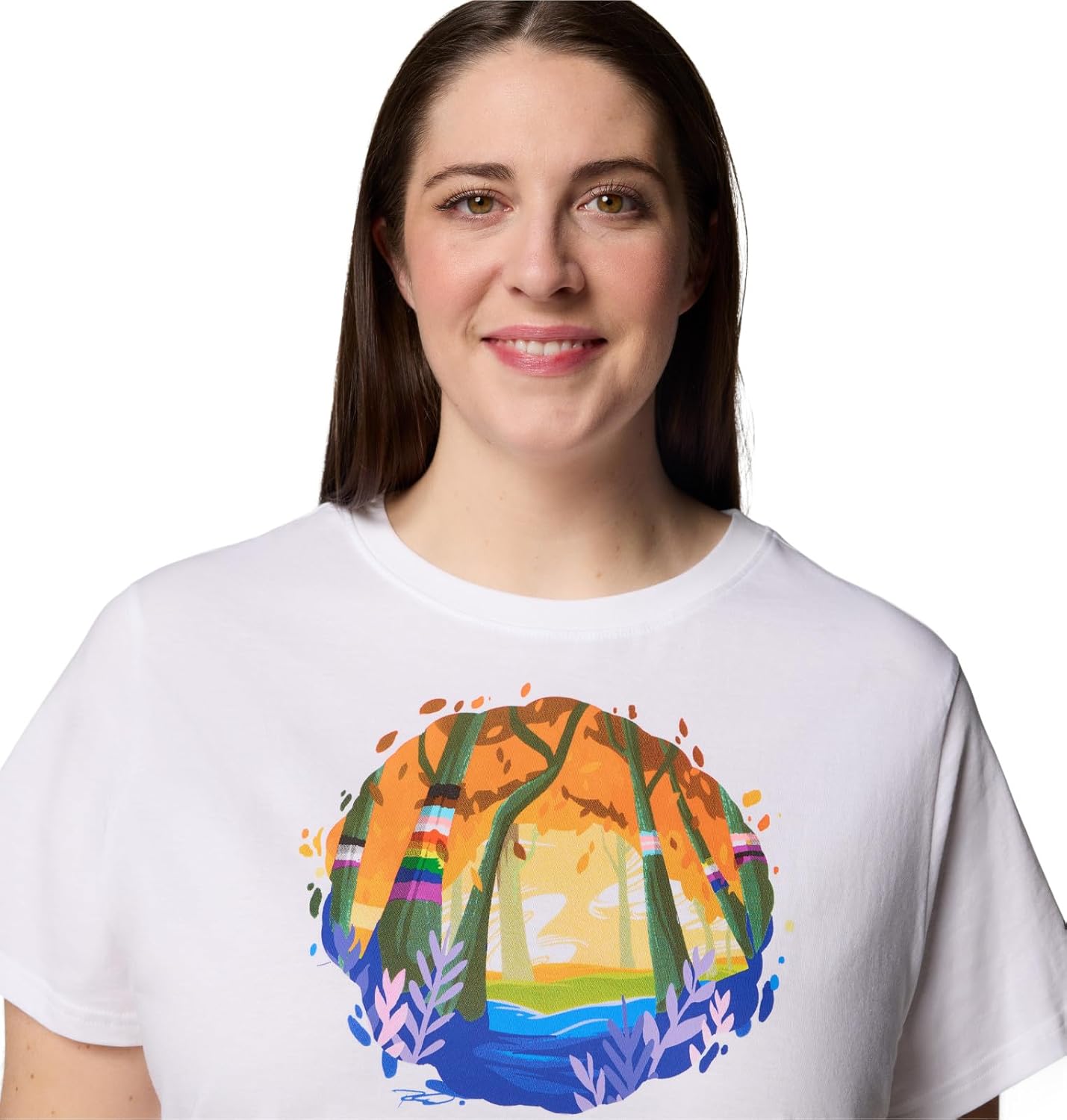 Columbia Womens Rolling Bend Graphic Short Sleeve - Image 8