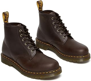 Dr. Martens 101 Tan Harvest Leather Fashion Boot