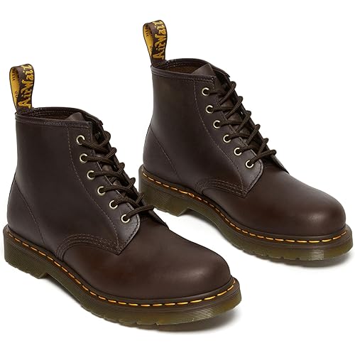 Dr. Martens Unisex-Adult 101 Crazy Horse Leather 6 Eye Boot