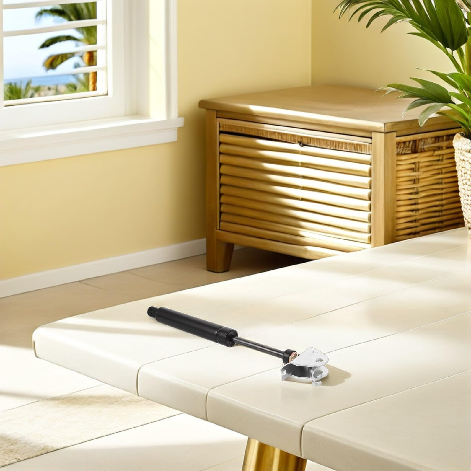 Gasdruckfeder Stuhlzylinder Hydraulisch Robustes Ersatzteil für Friseurstuhl und Bürostuhl Höhenverstellbare Pumpenstange für Salon und Massage Rückenlehne
