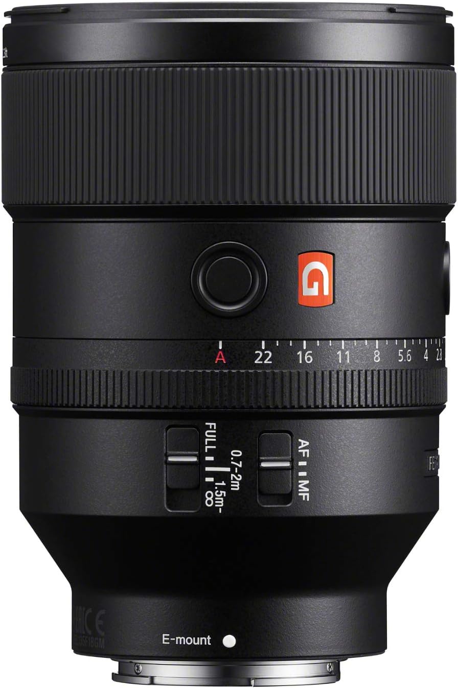 FE 135mm F1.8 G Master Telephoto Prime Lens for Sony E-Mount