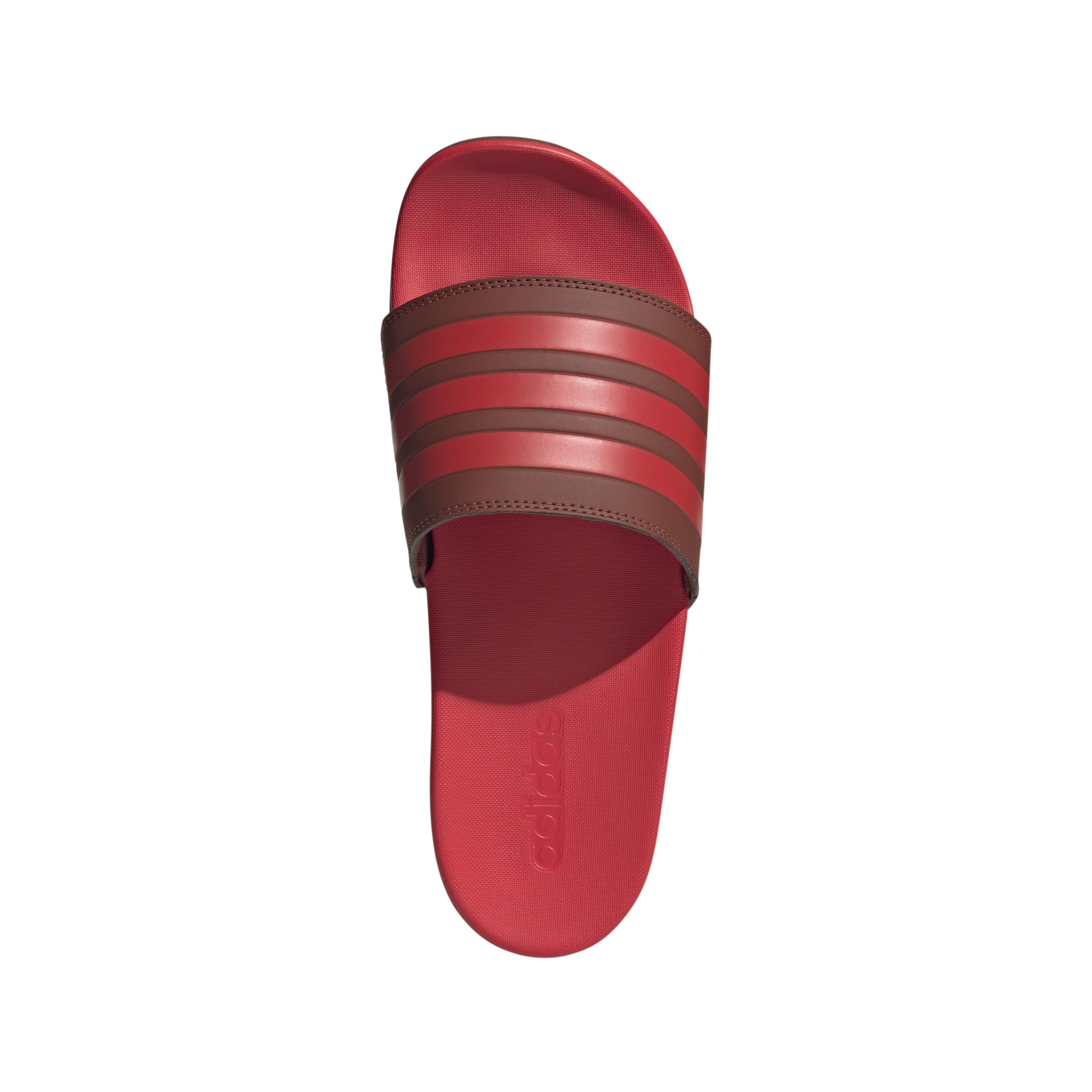 adidas Unisex-Adult Adilette Comfort Sportswear Slide Sandal, Ulubiony rubin/czysty rubin/czysty rubin, 19 Women/18 Men