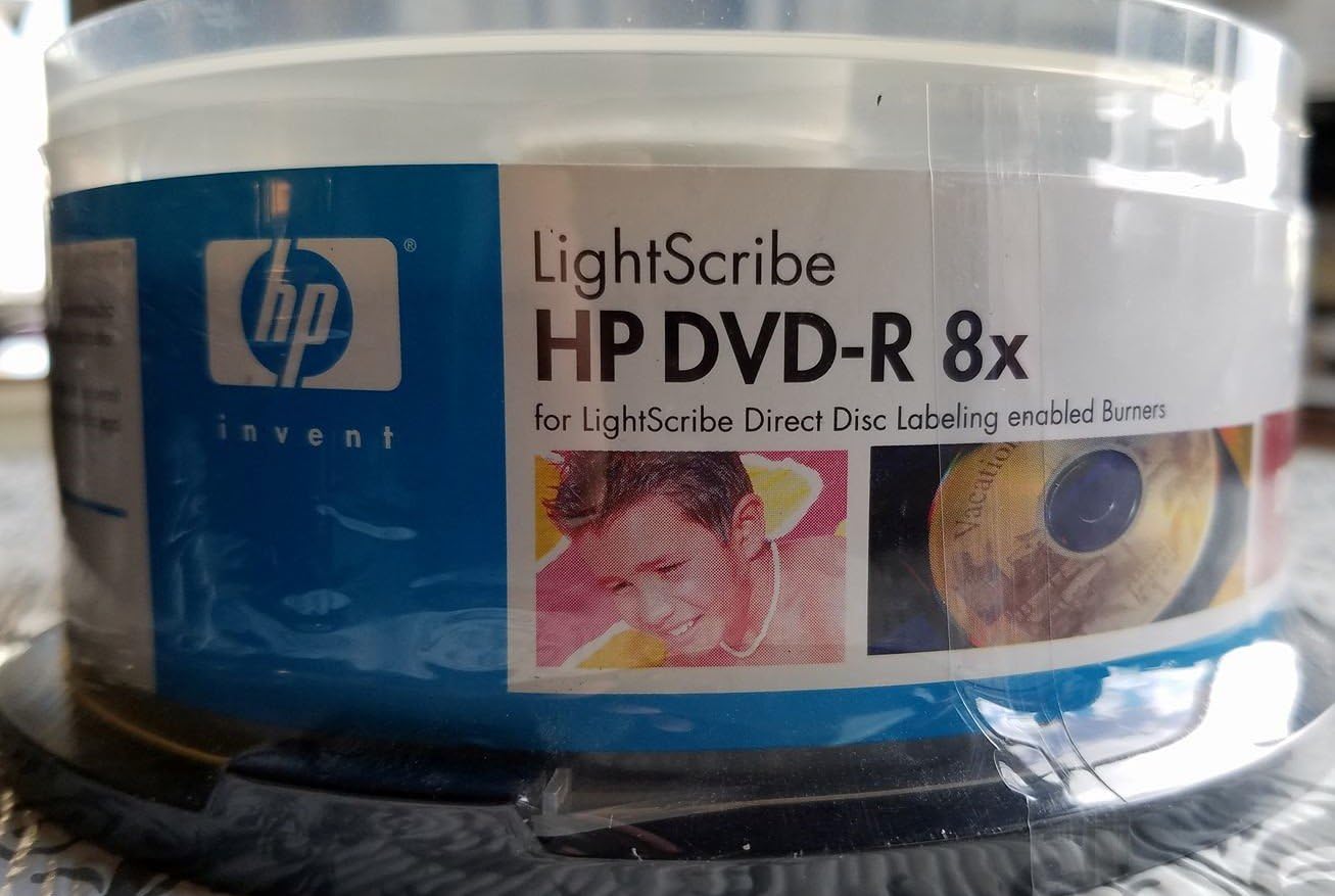Amazon.com: HP Lightscribe DVD+R 8x Blank Discs : Electronics