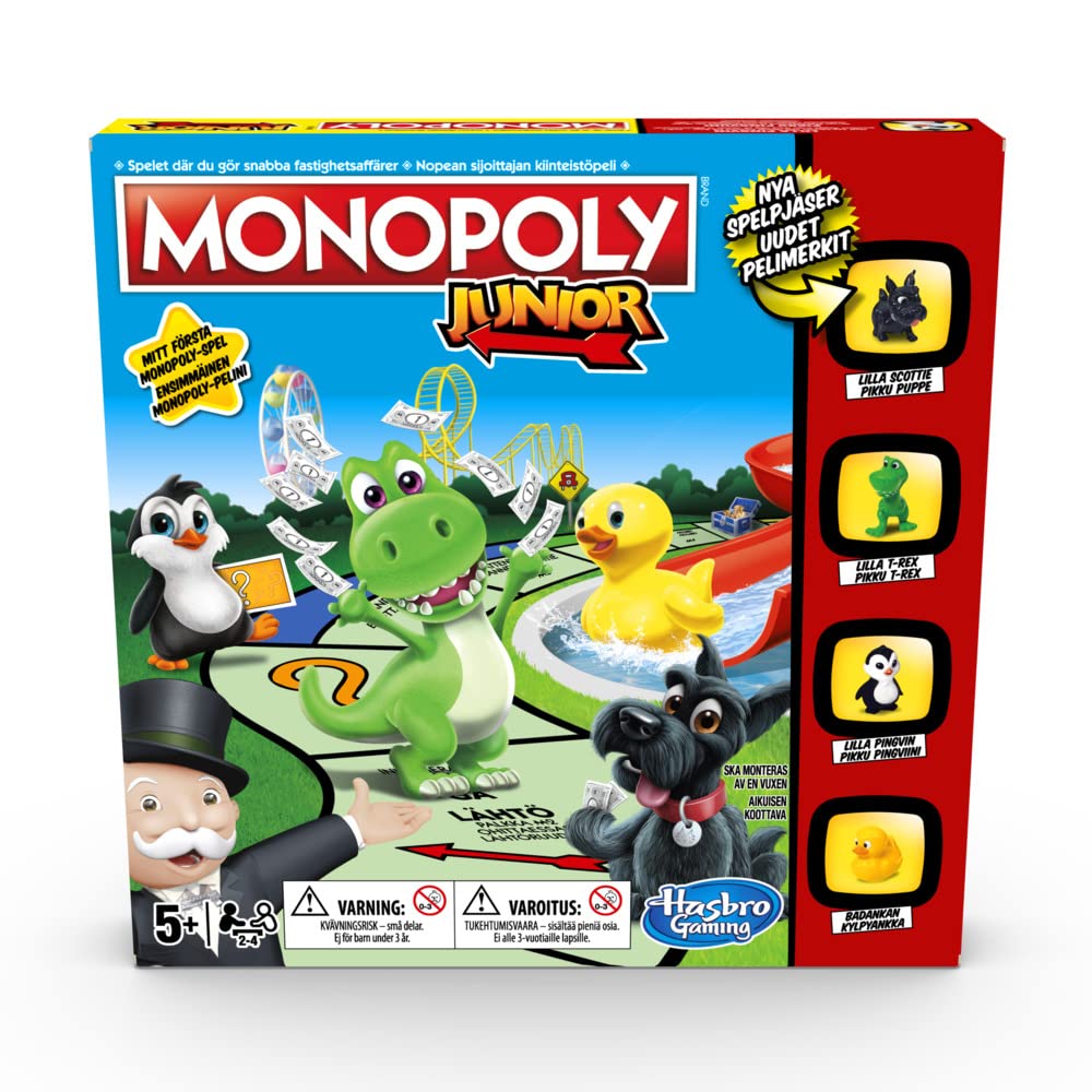Monopoly Junior Game (German/Finnish), 267 x 50 x 267 mm