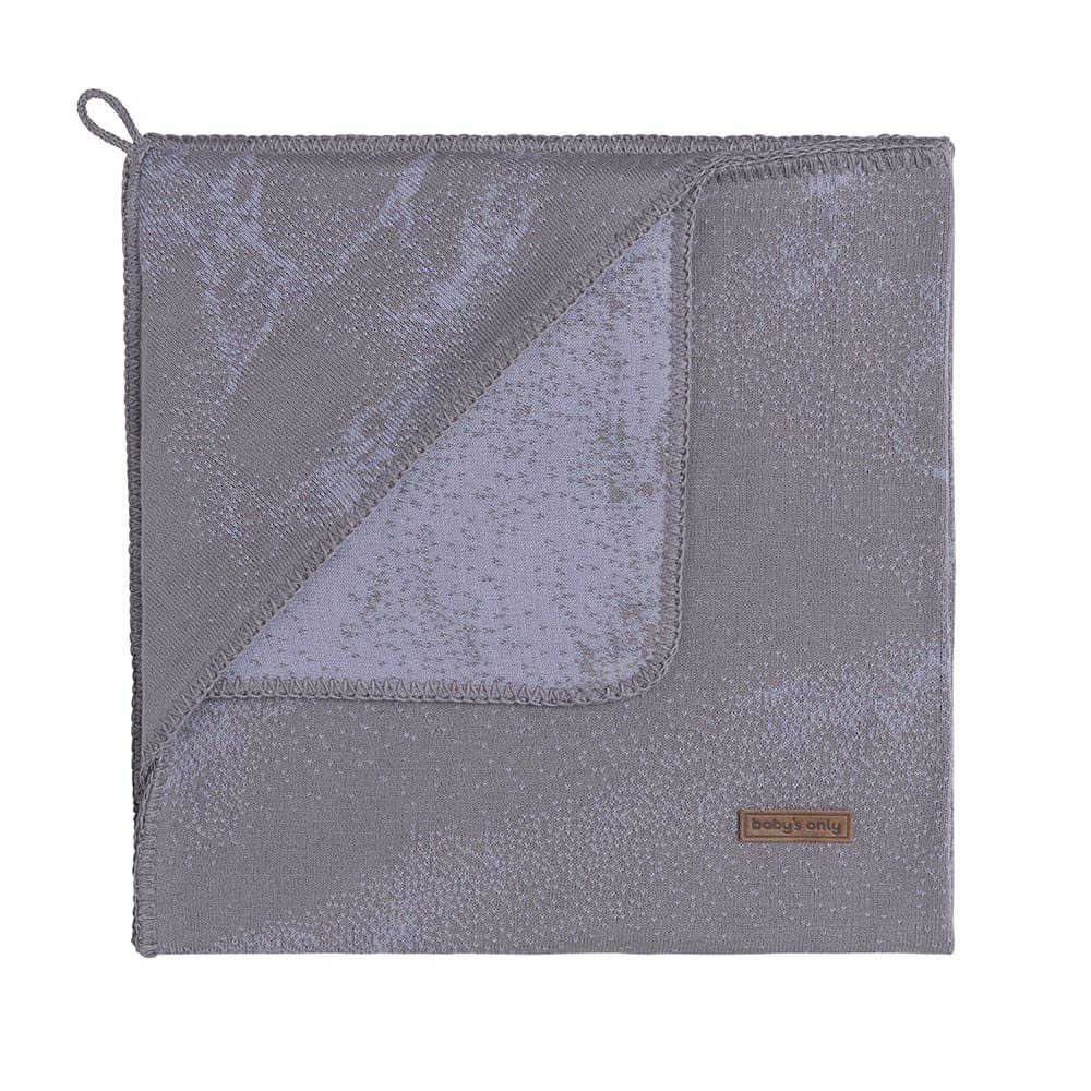 Baby's Only - Manta de Envolver Marble - Cool Grey/Lila - 75x75 cm