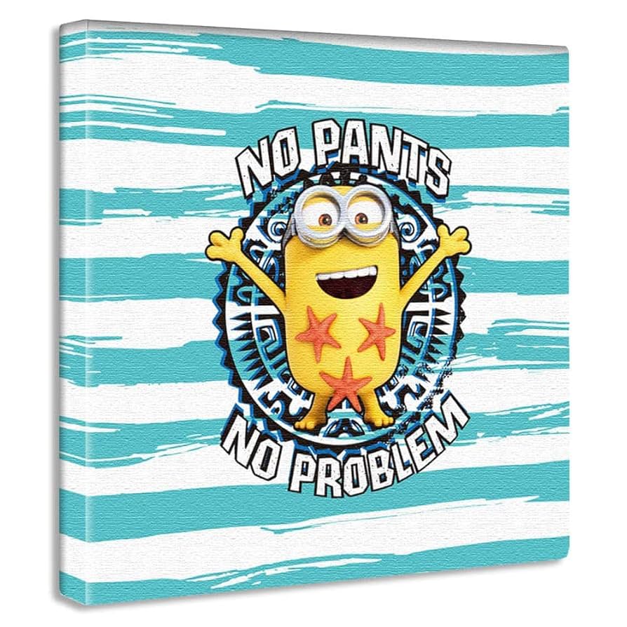 Amazon.co.jp: ミニオン ボーダー アートパネル 30cm × 30cm