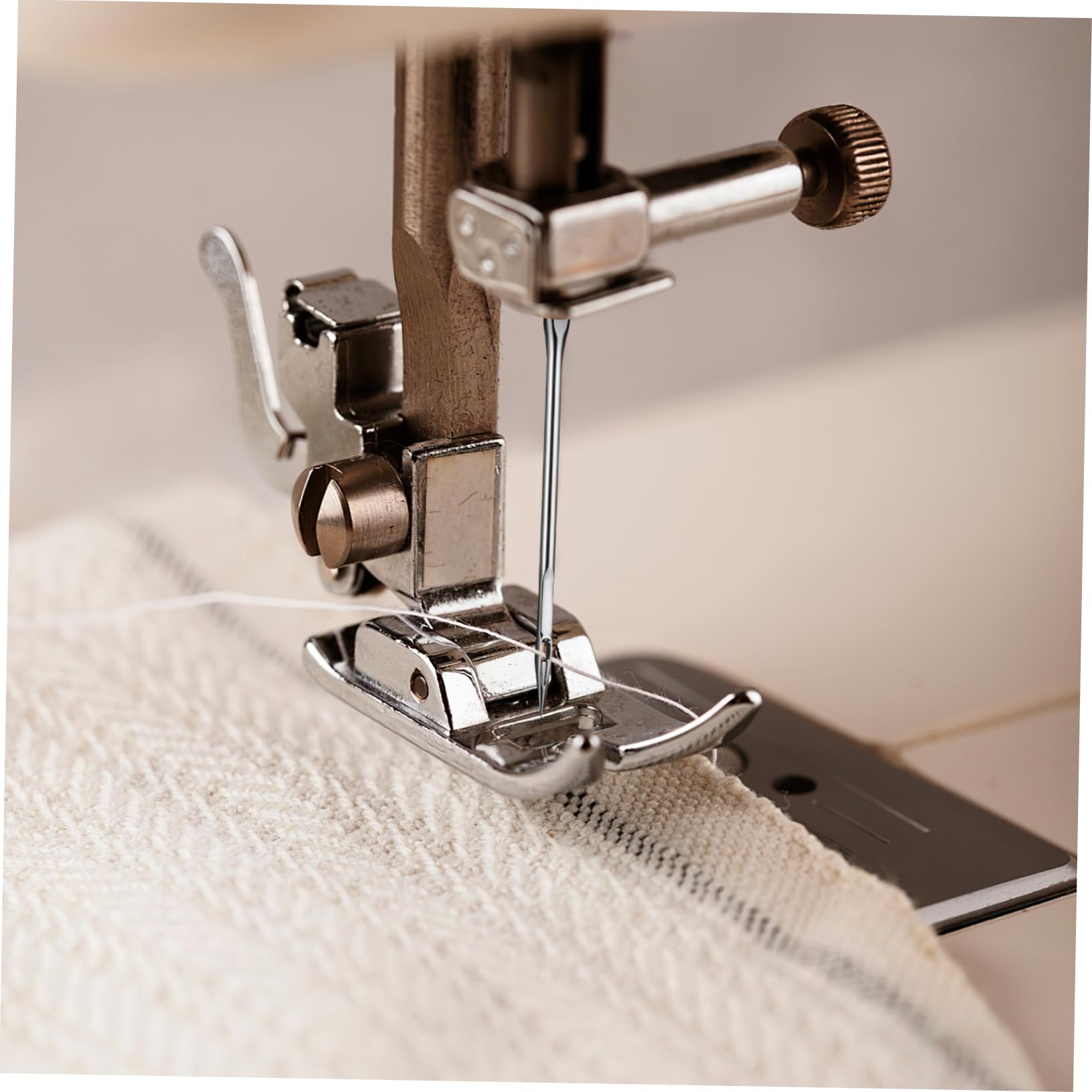 Gadpiparty 5 Series Aguja De Máquina Agujas De Coser Hogar Metal Plata 100 Piezas*5