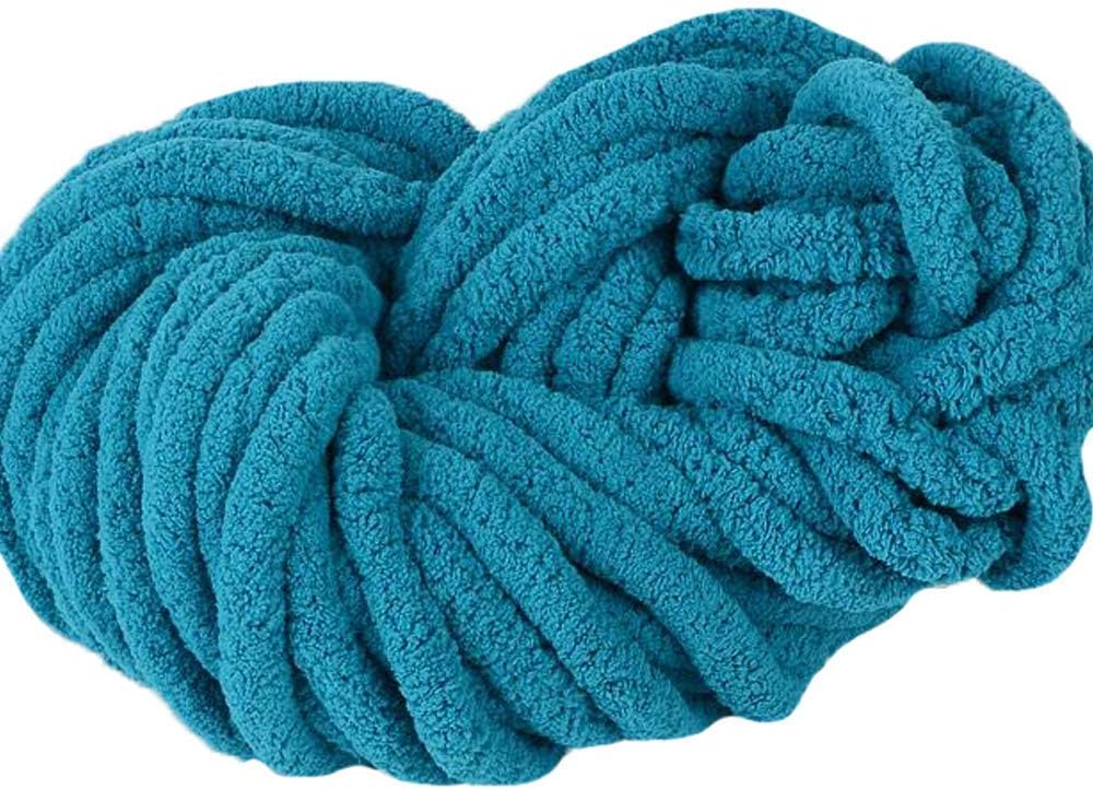 Rice White 1kg Chunky Chenille Yarn Soft Thick Arm Knitting Crocheted Blanket Yarn Giant Knit Blanket?,Moms Present