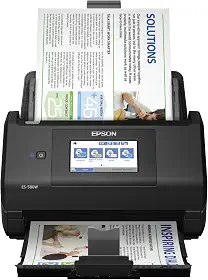 EPSON Scanner WorkForce ES-580W - Documentos, Wireless, ADF, OCR, Bivolt, Preto