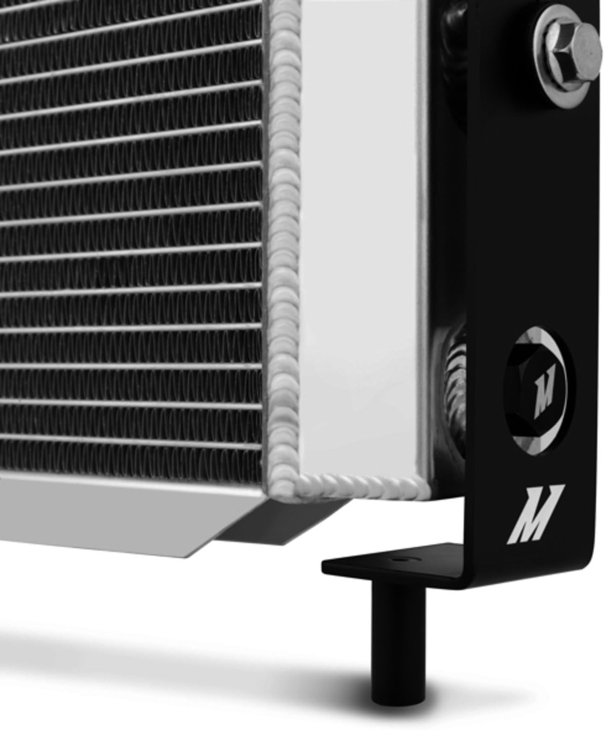 Mishimoto MMRAD-MUS-94B Bracketed Aluminum Radiator Fits Ford Mustang 1994-2004 Silver