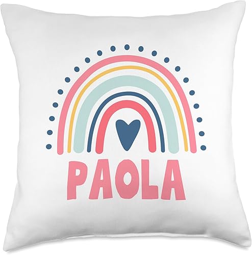 Miniatura 5 de Paola Name Custom Woman Myth Legend - Almohada para fiesta de cumpleaños, 16 x 16 pulgadas, multicolor