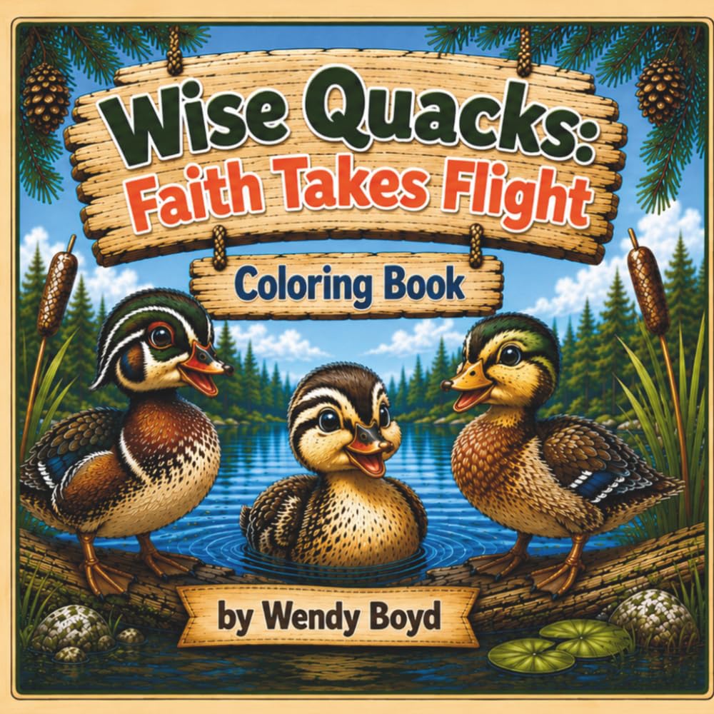 Wise Quacks: Faith Takes Flight Coloring Book