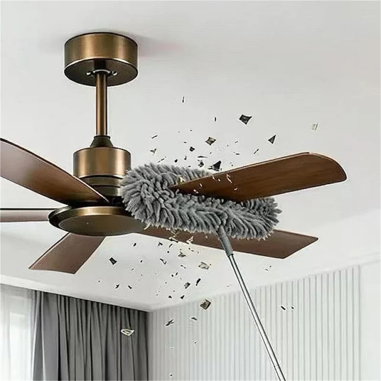 Plumero para Ventiladores De Techo Plumero Extensible Plegable telescópico