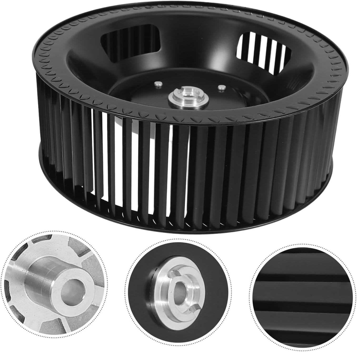 Fan Blower Wheel Wheel for Range Hood Replacement Efficient Exhaust Fan Blade High Airflow for Kitchen Ventilation Right Electrophoretic