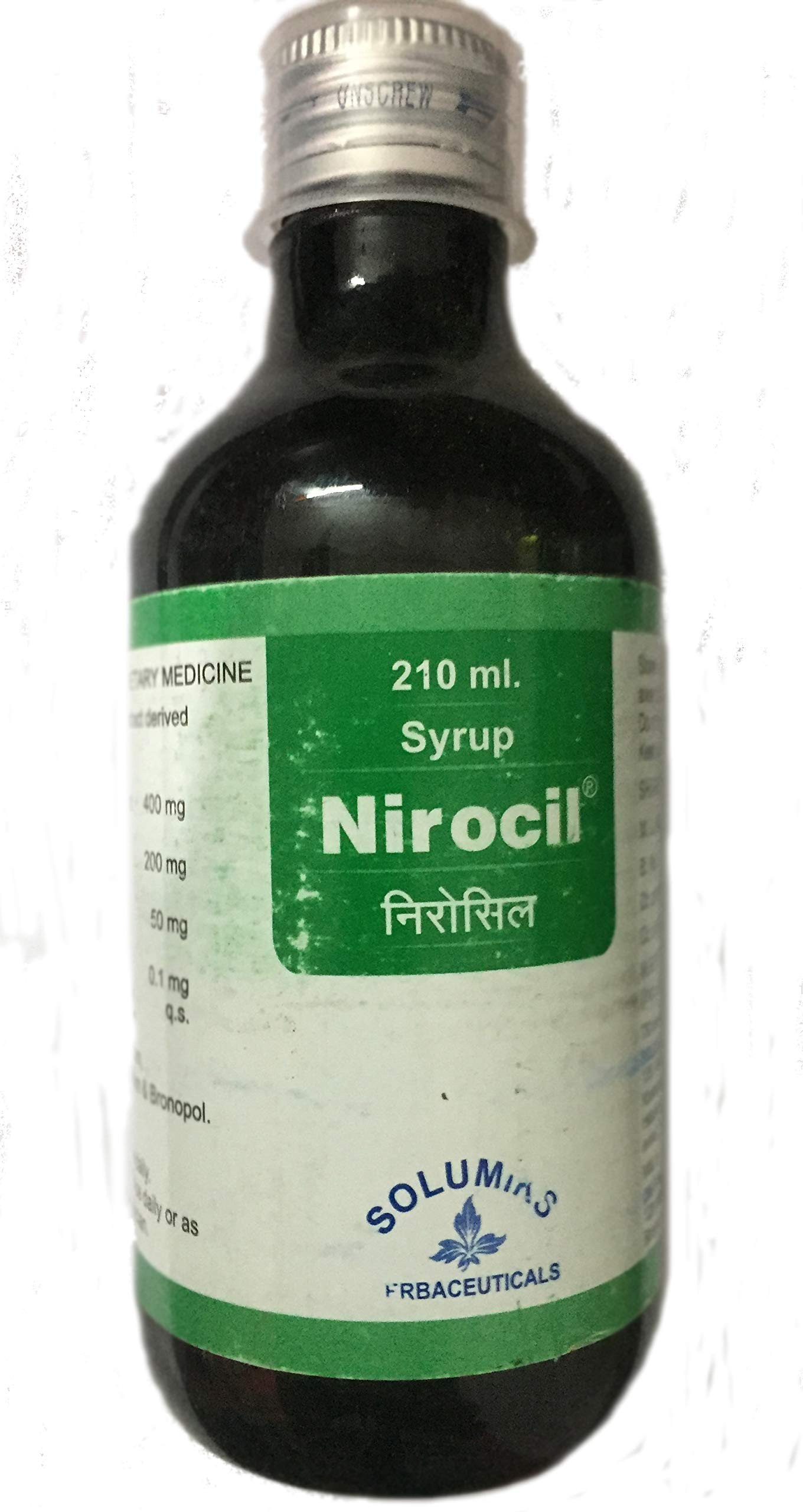 Solumiks Nirocil Syrup, 210 ml
