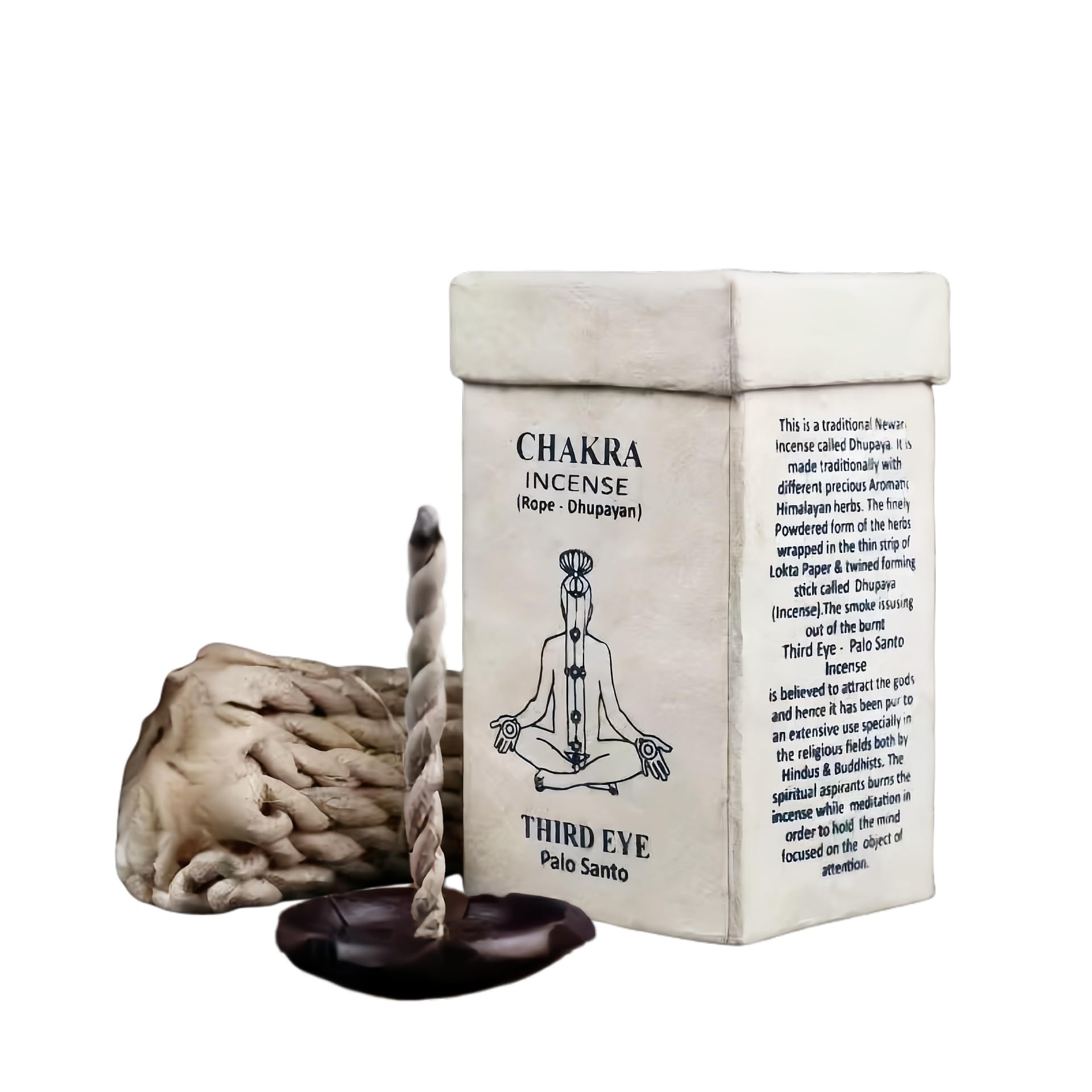 Fay Bless Palo Santo Handmade Rope Incense From Nepal (Palo Santo)