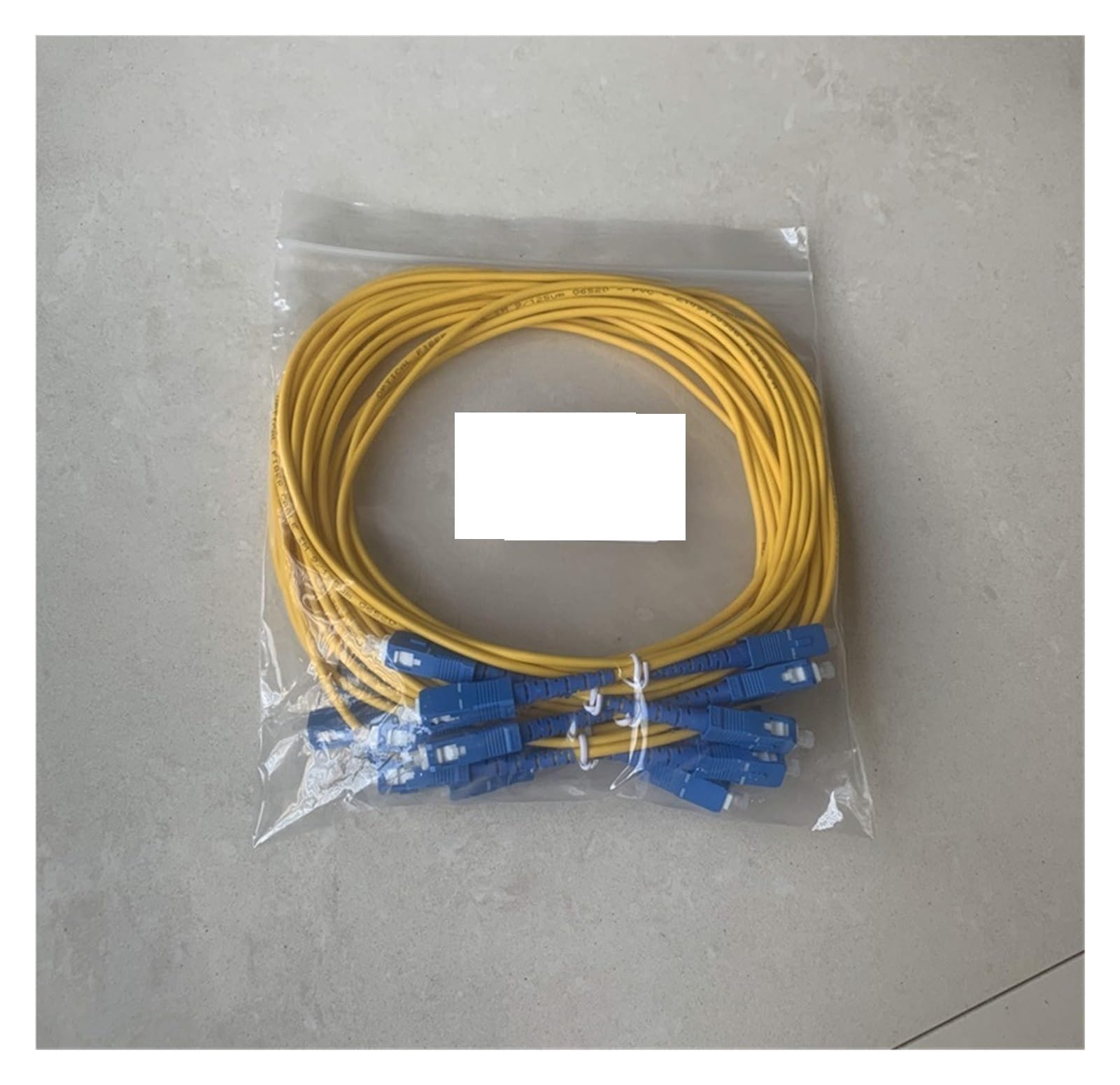 Lot de 10 câbles de raccordement SC-SC SM SX 1-20 m SC/A-SC/A SC-SC/A for Fibre Optique monomode FTTH(10M,SCA-SC)