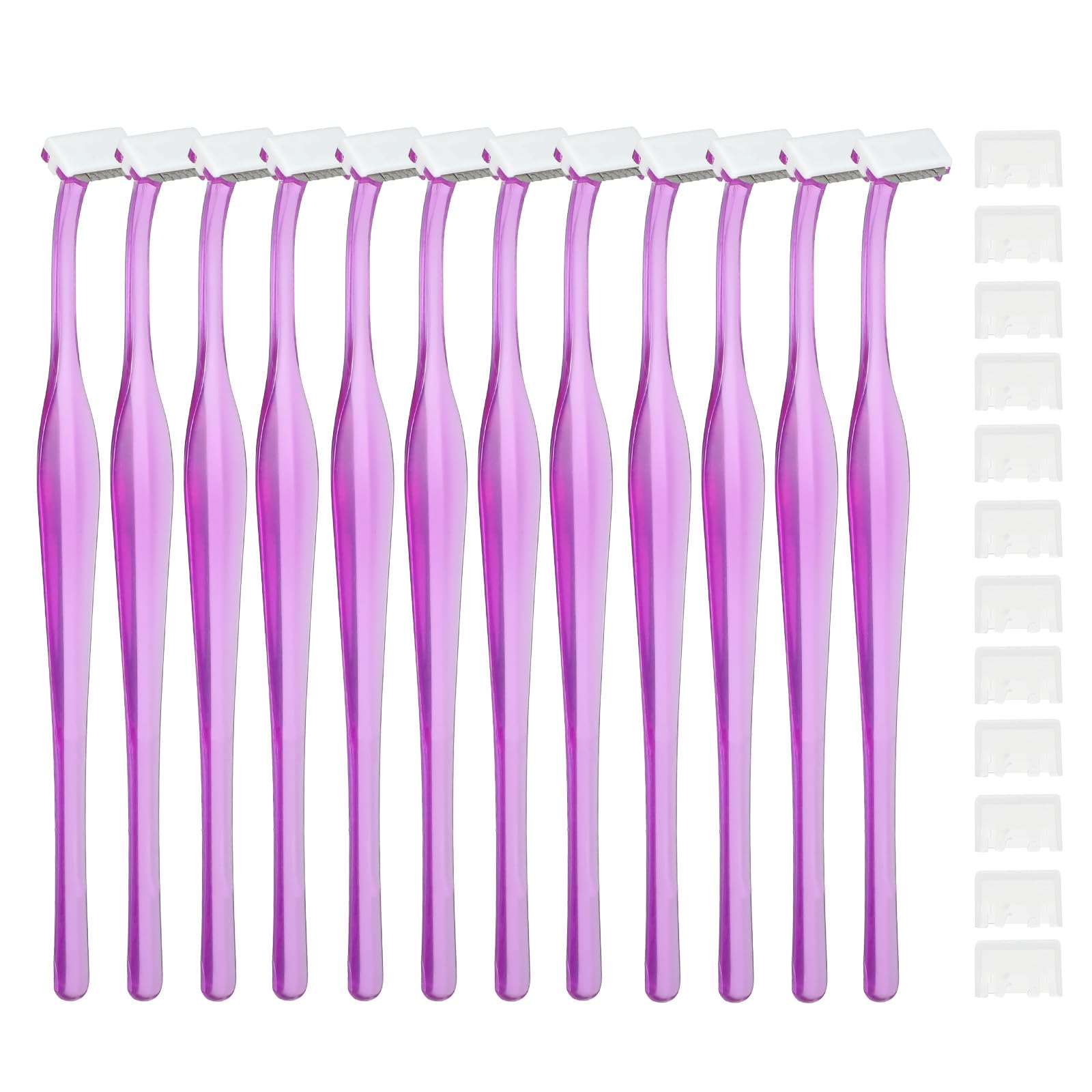 12 PCS Small Eyebrow Razors Mini Face Shavers Facial Hair Removal Eye Brow Razors Microblades Eyebrow Shaper Beauty